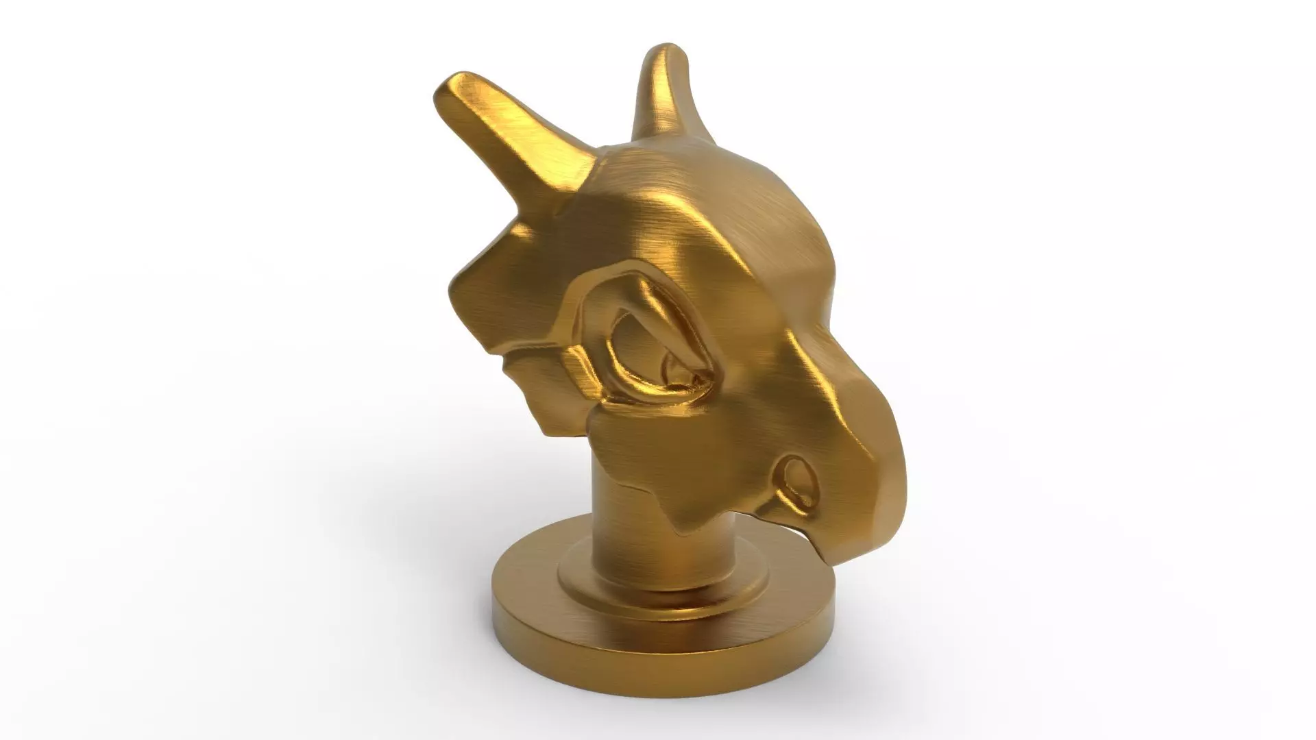 CUBONE POKEMON WITH BASE 3D Printing Model 3D print model_0