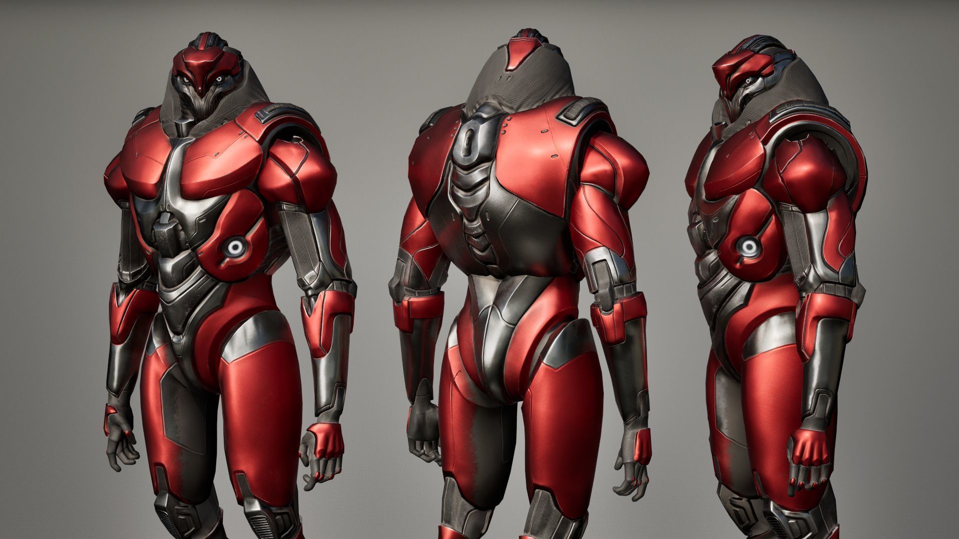 Robot 9 Low-poly 3D model_22