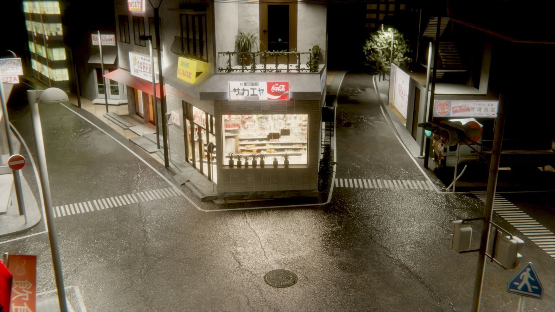 Japan Street  3D model_1
