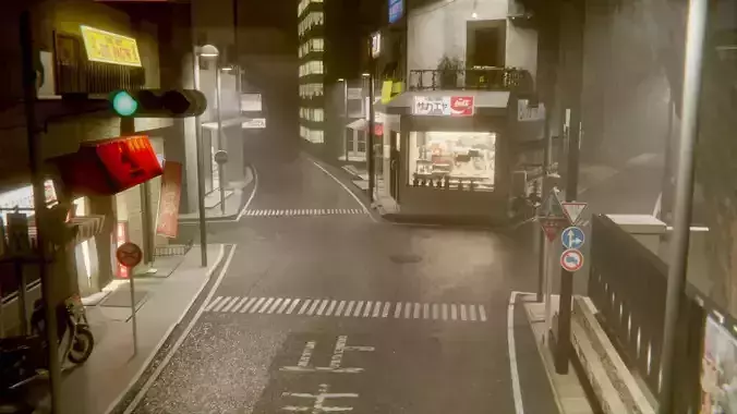 Japan Street  3D model