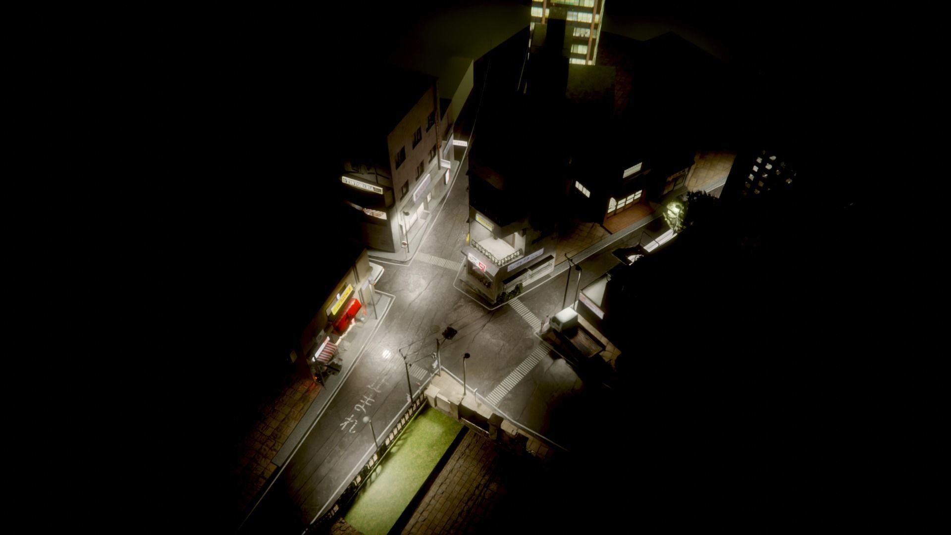 Japan Street  3D model_6