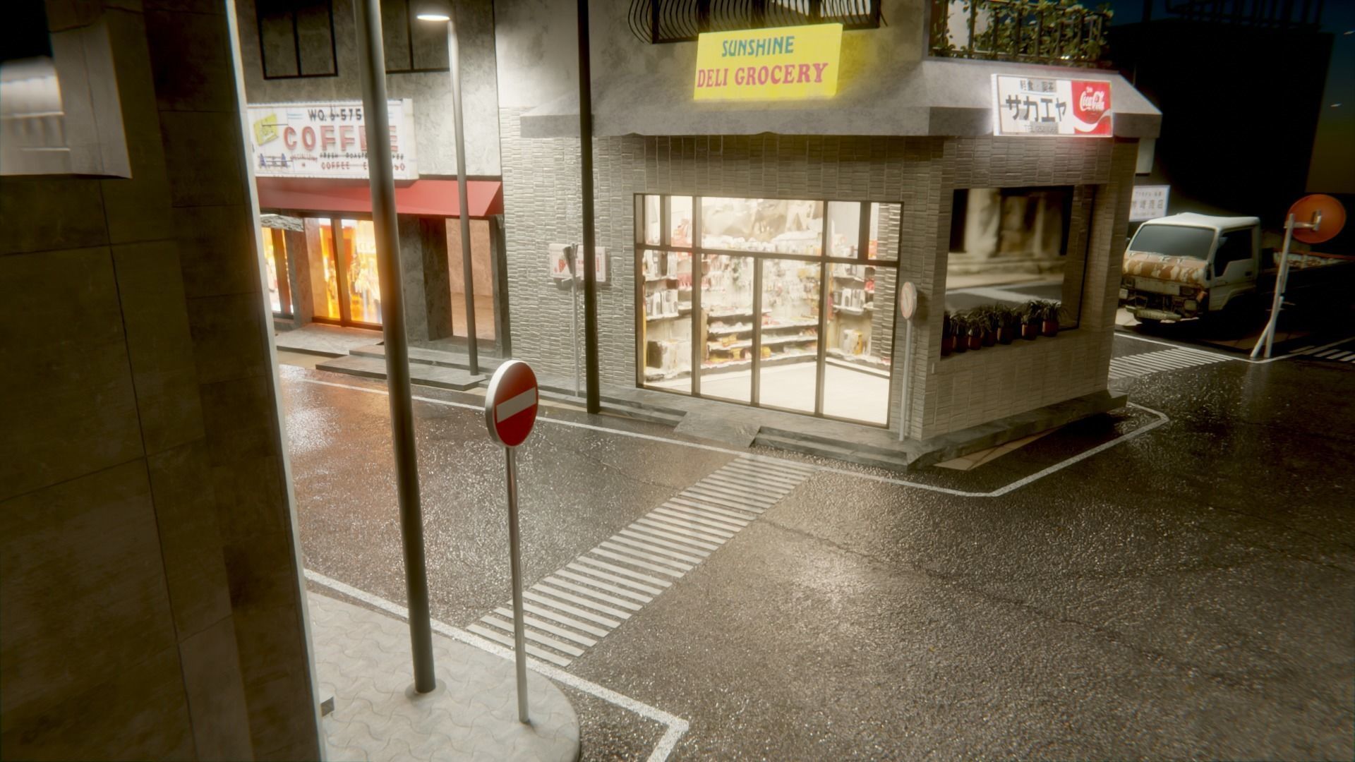 Japan Street  3D model_4