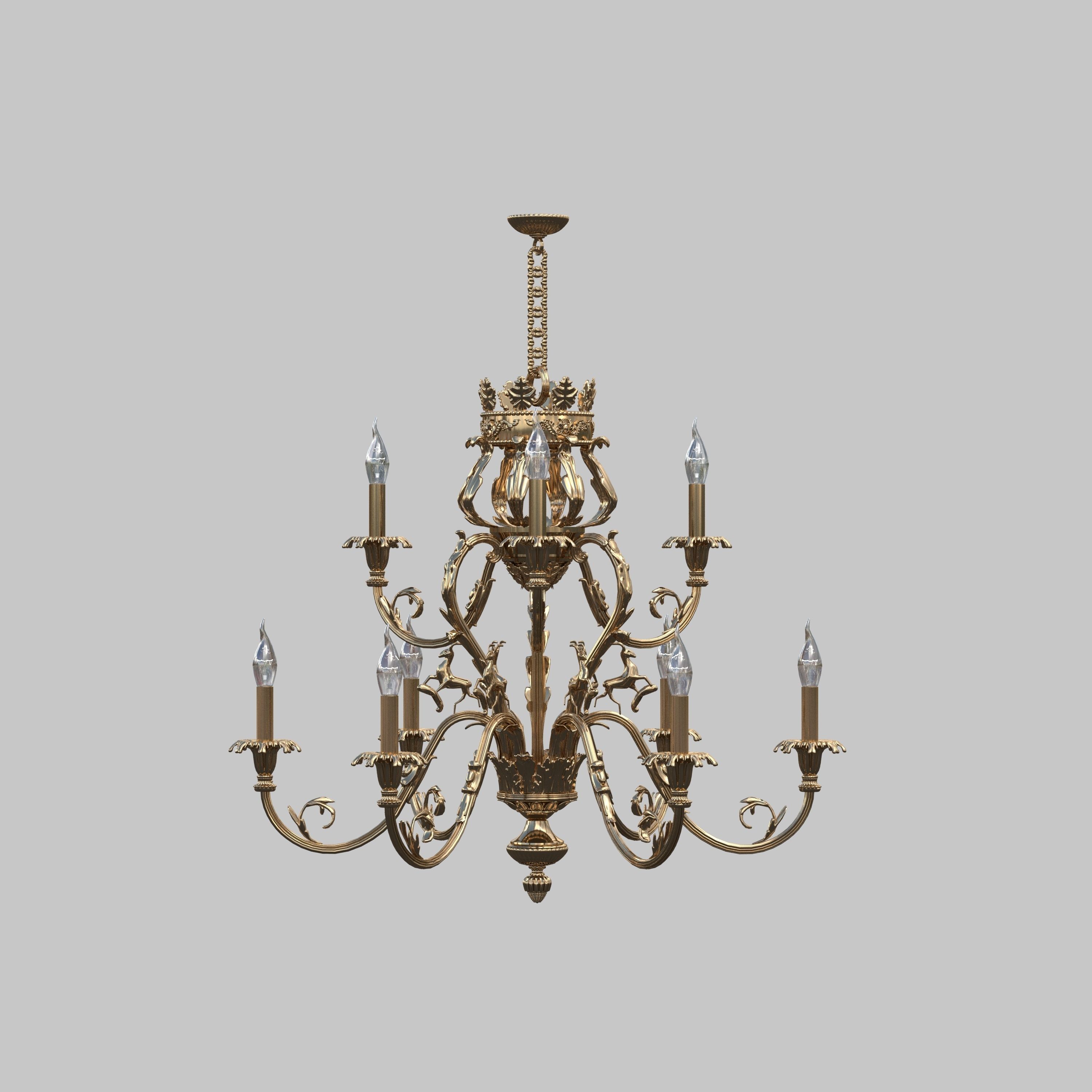 Classic light 3D model_1