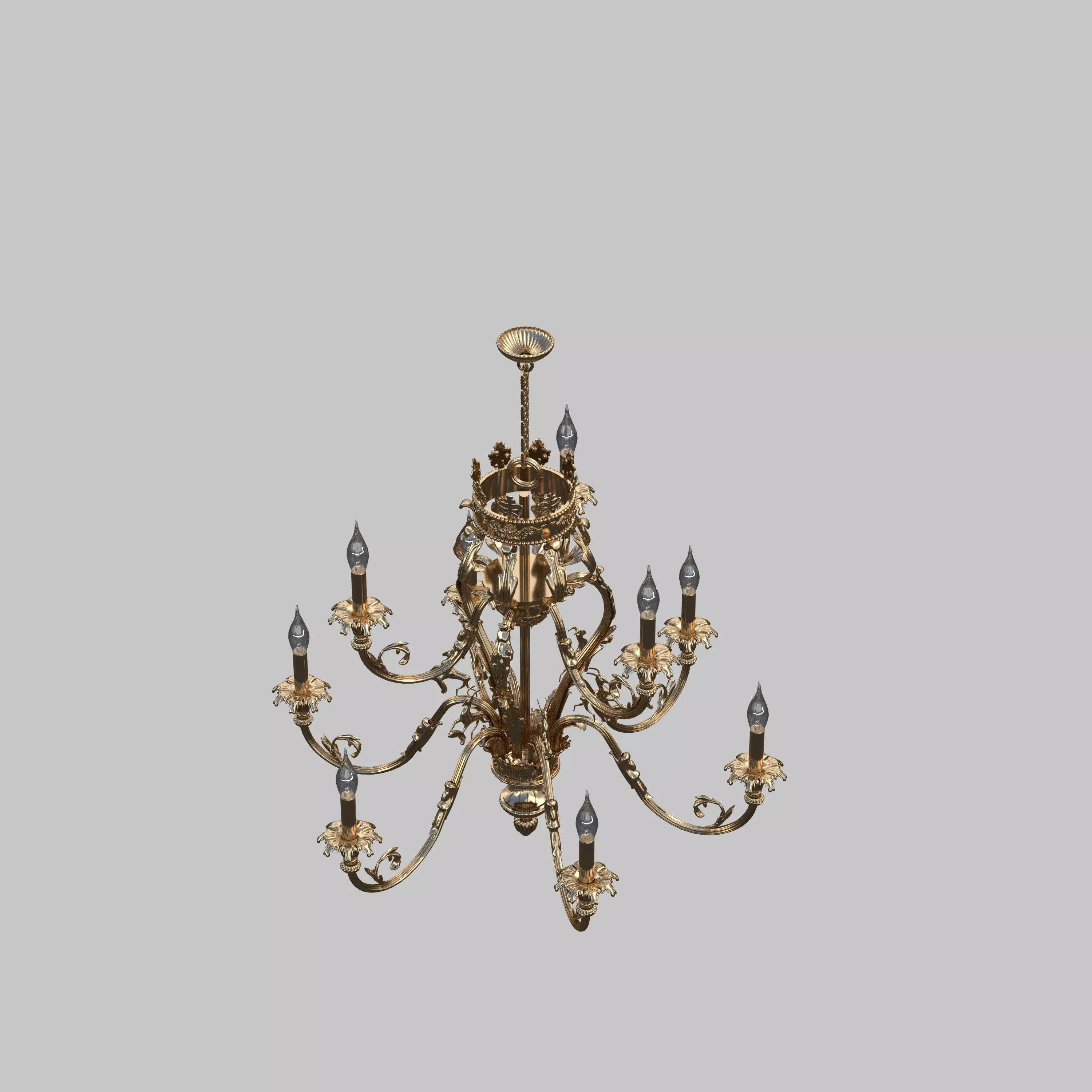 Classic light 3D model_0