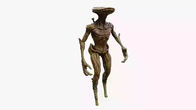 Mushroom Warrior Low-poly 3D model