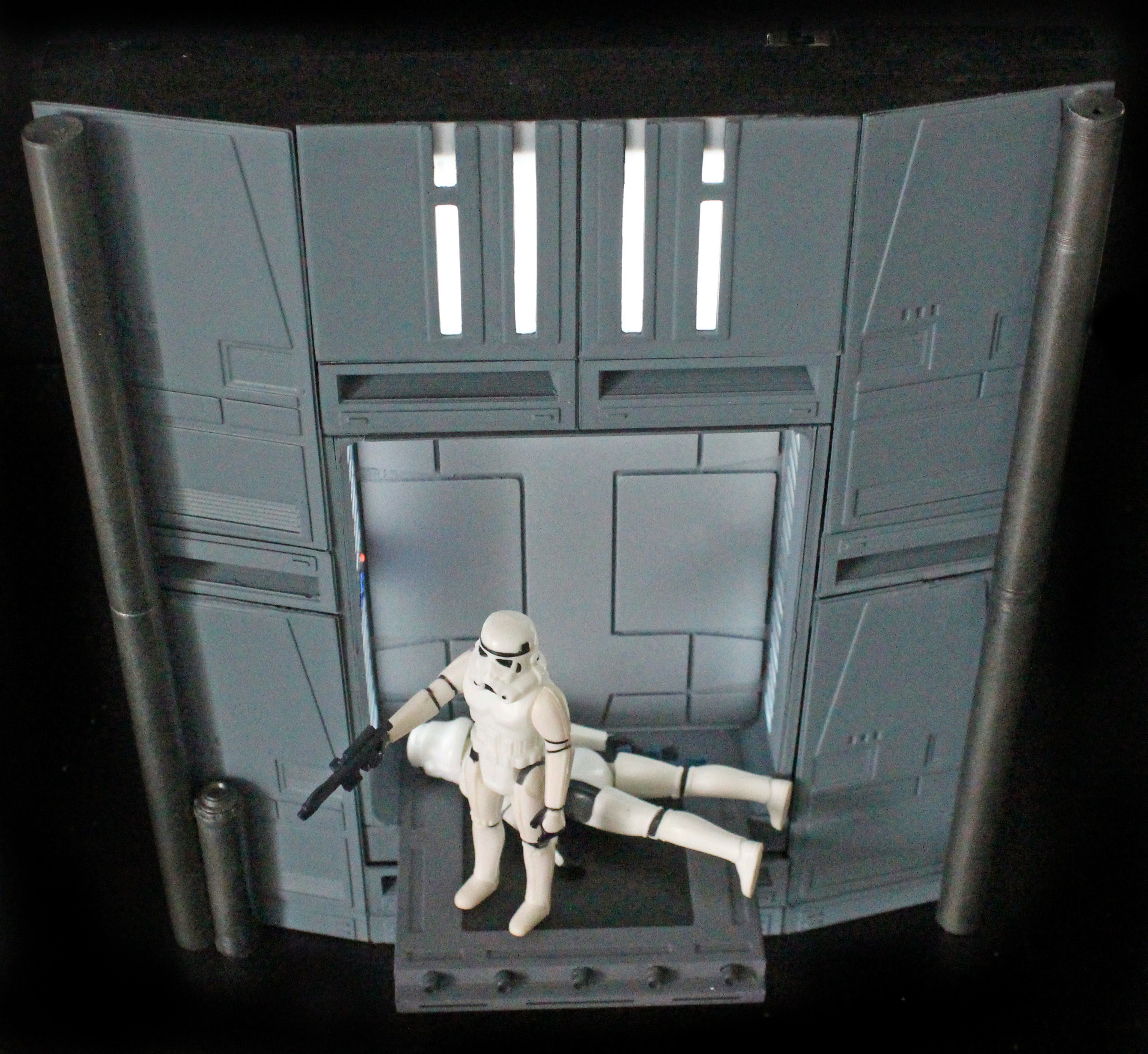 Set 2a - Death Star Extention Bridge 1-6 scale Hottoys 3D print model_40