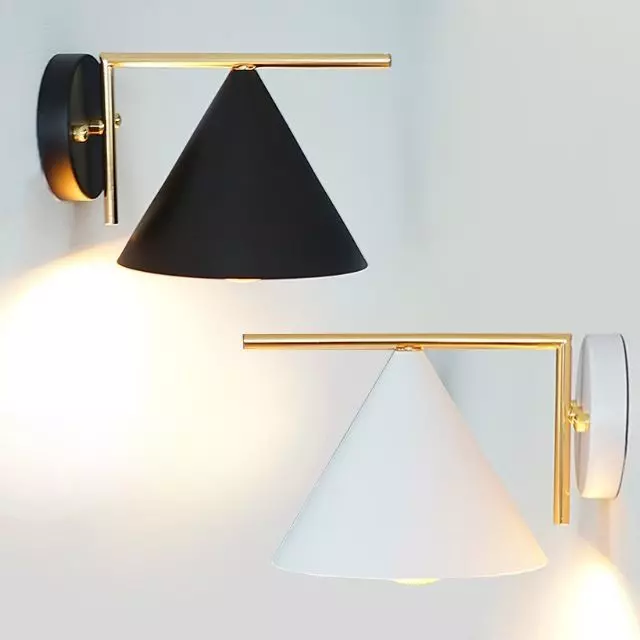 Romance 1 light wall lamp 3D model_0