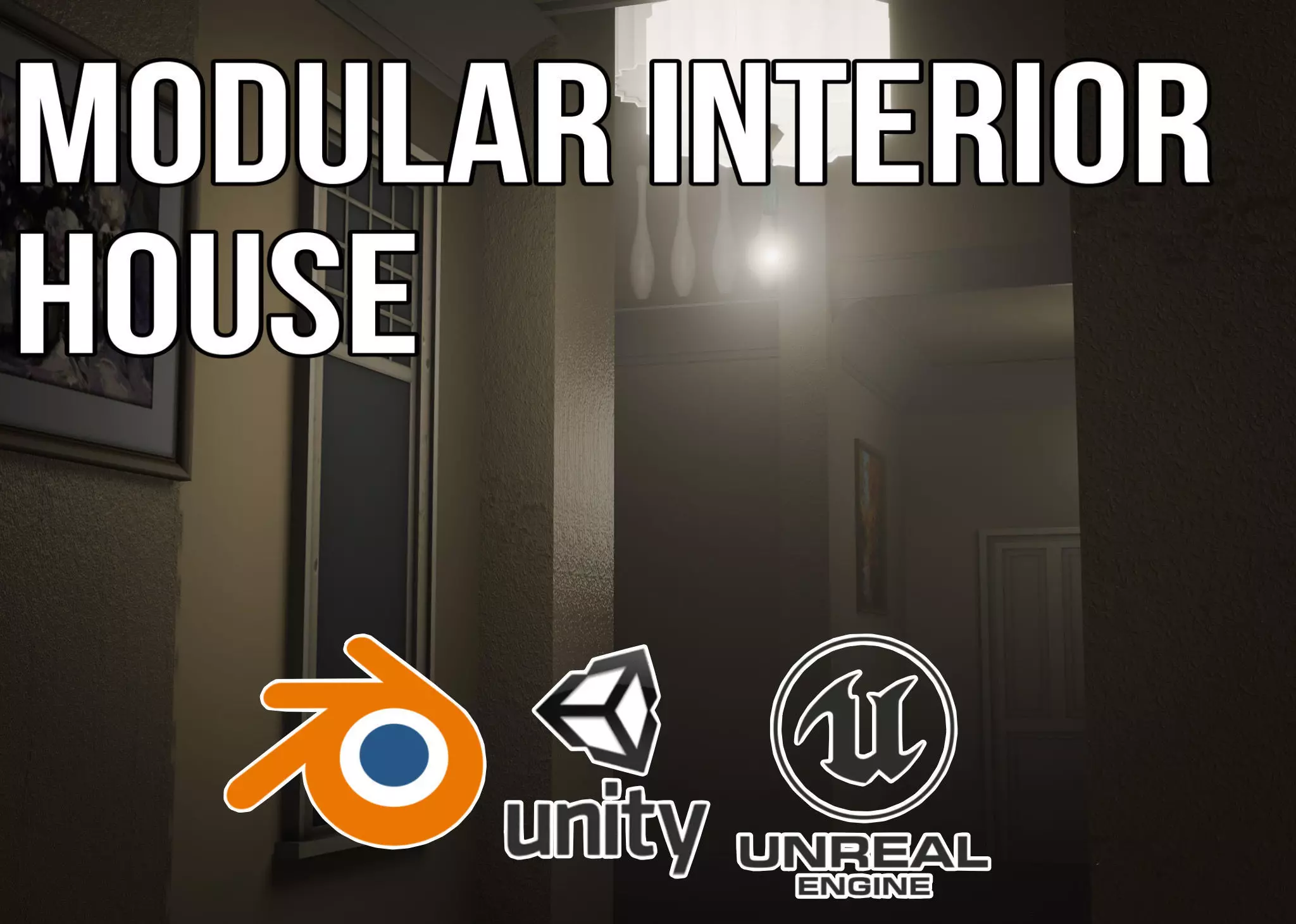 Modular Interior House  3D model_0