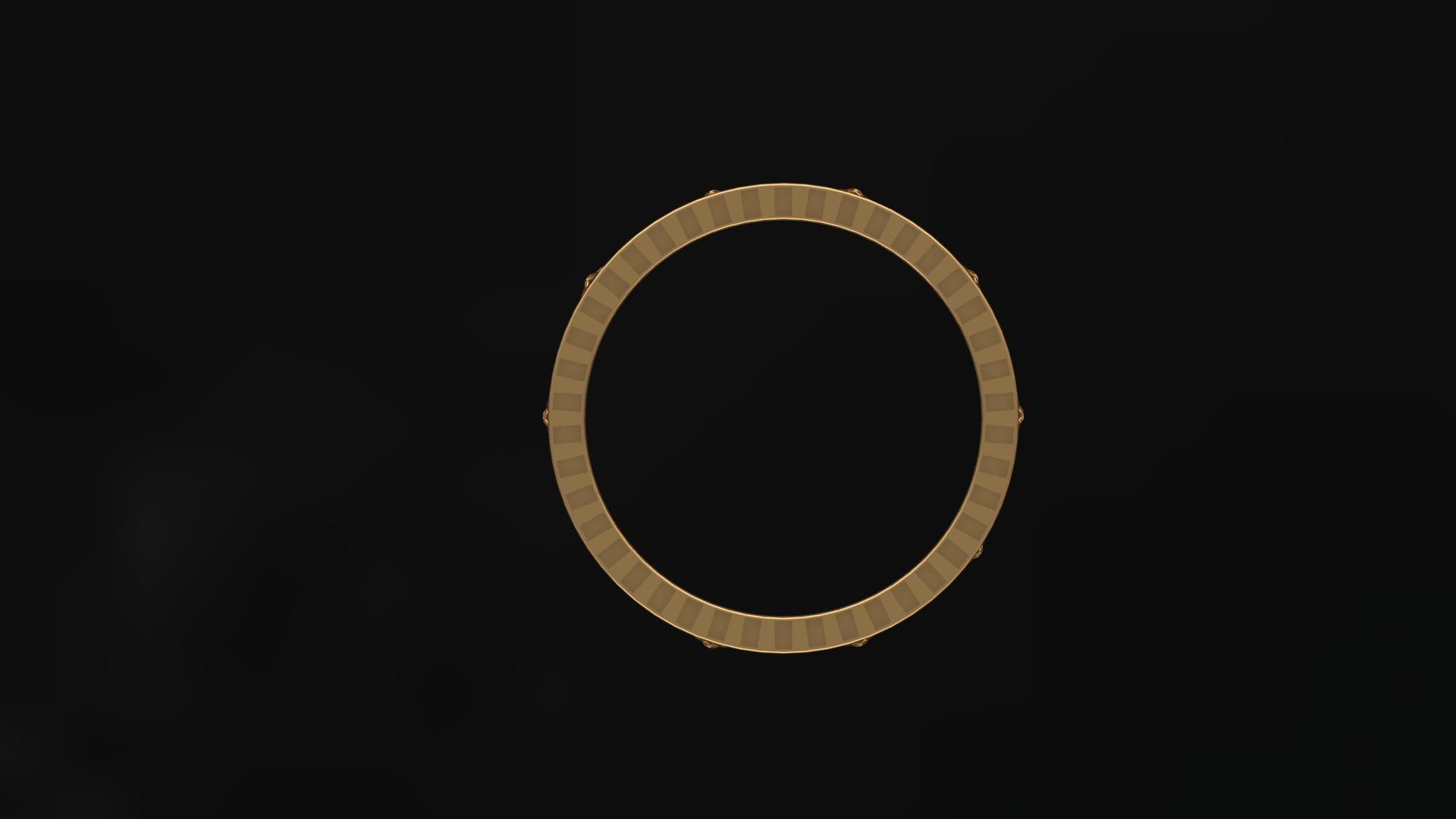 Ring skull with heraldic lily many sizes 3D print model_3