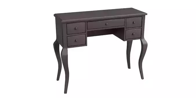 Butler Specialty Alicia Wood Writing Desk Low-poly 3D model