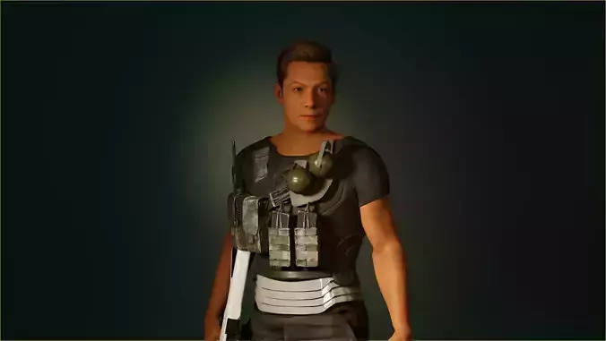 Special forces outfit for Metahuman TallMed Male Body