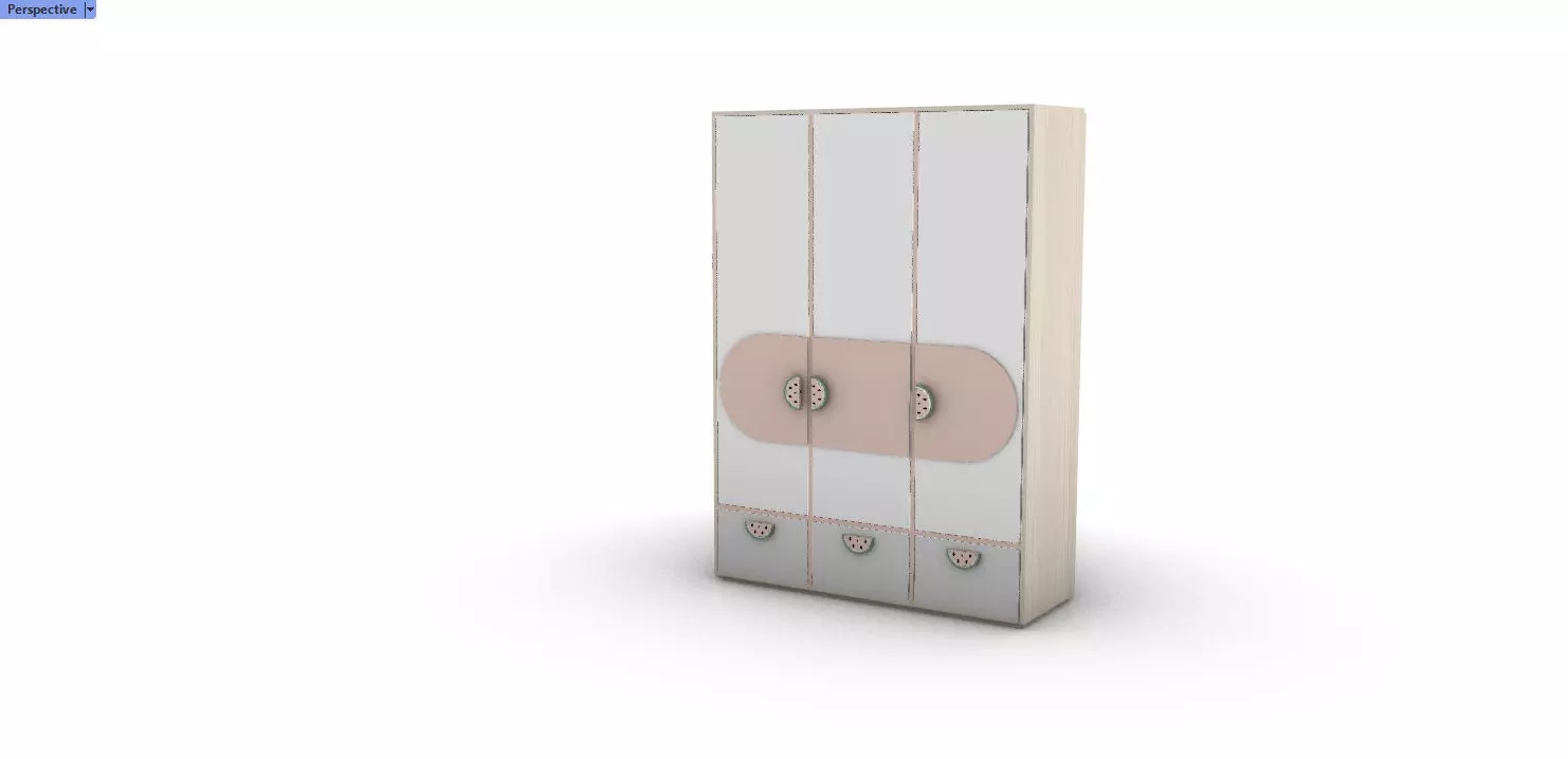 Wardrobe 3d Free 3D model