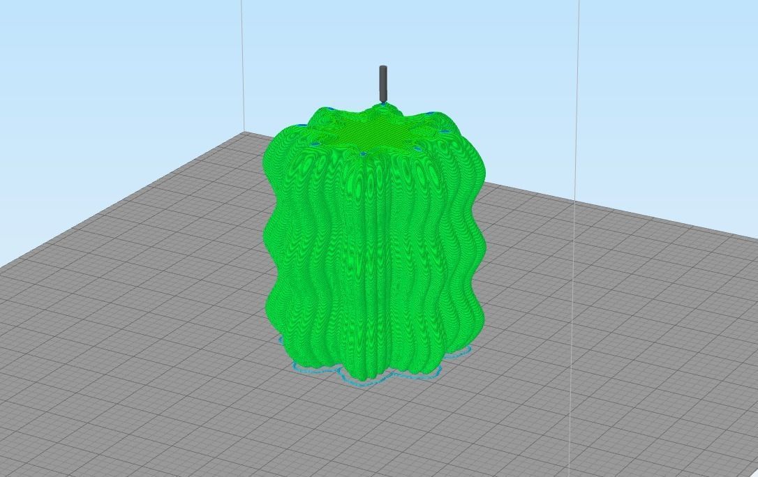 Wooj Wavy Candle 3D print model_6