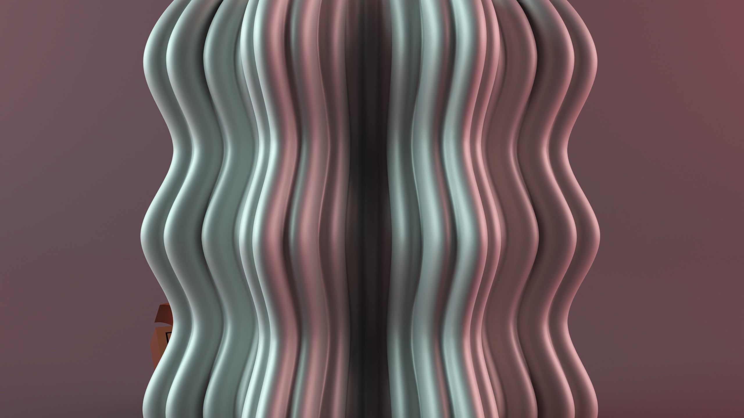 Wooj Wavy Candle 3D print model_8