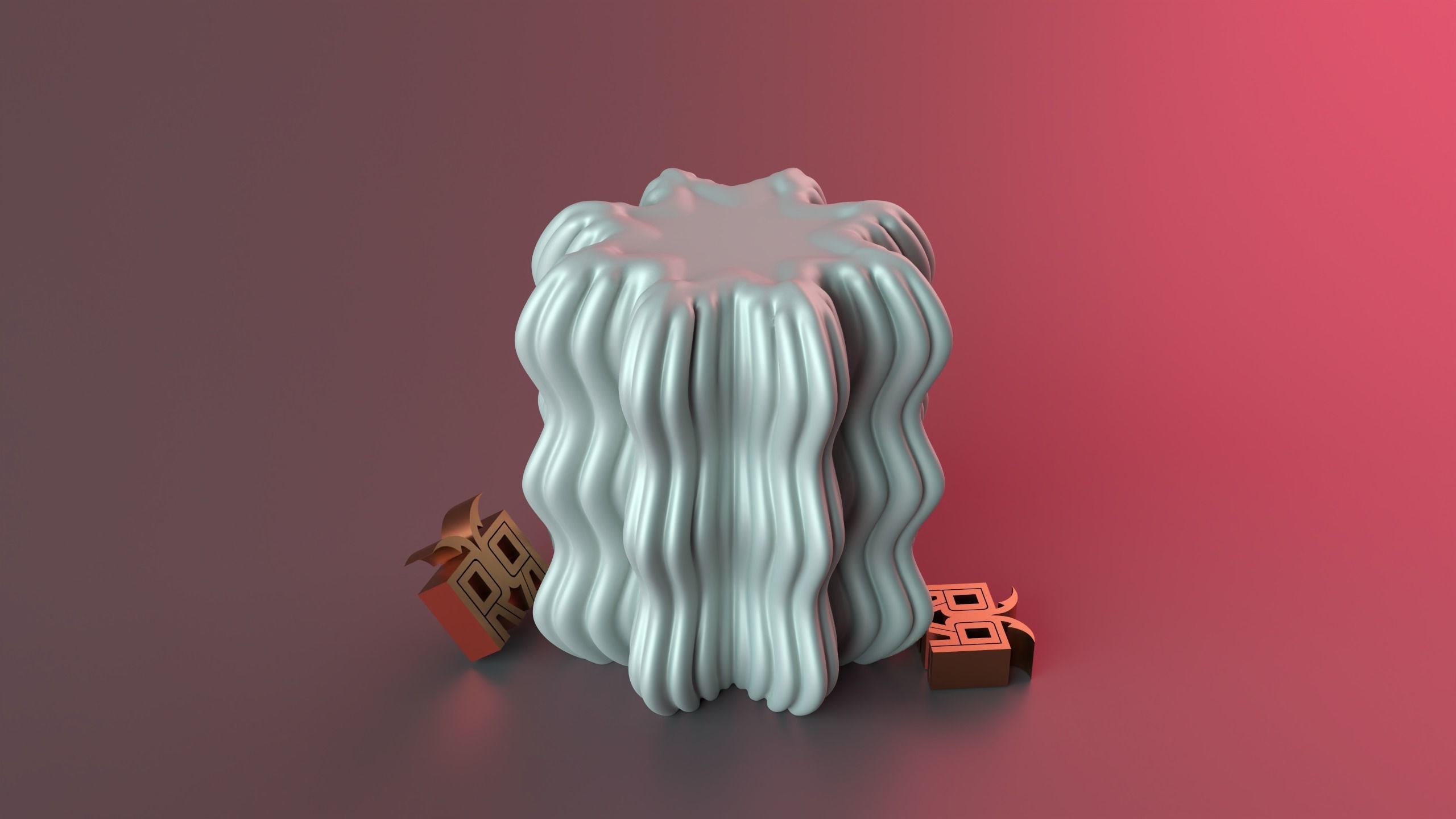 Wooj Wavy Candle 3D print model_12