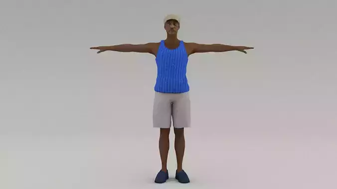 laos Game Old Black Male