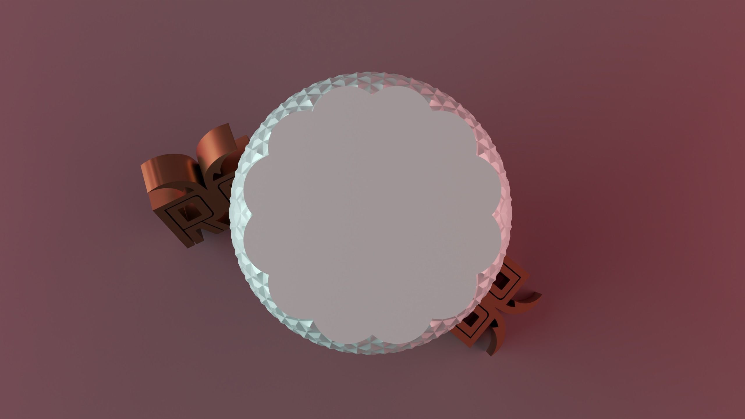 Diamond Pillar Geometric 3D print model_6