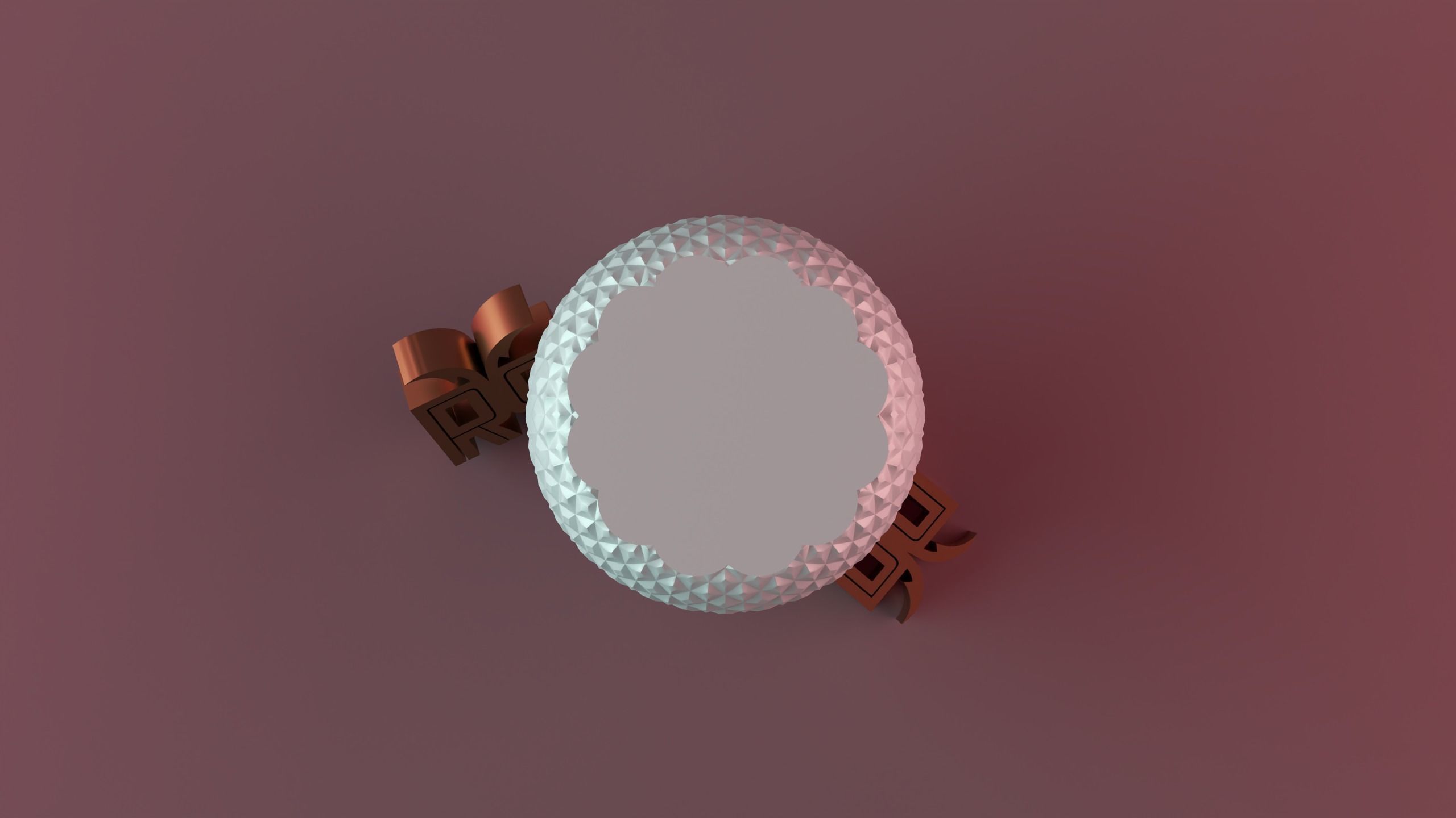 Diamond Pillar Geometric 3D print model_5