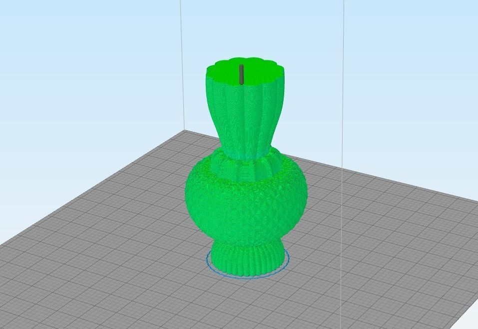 Diamond Pillar Geometric 3D print model_4