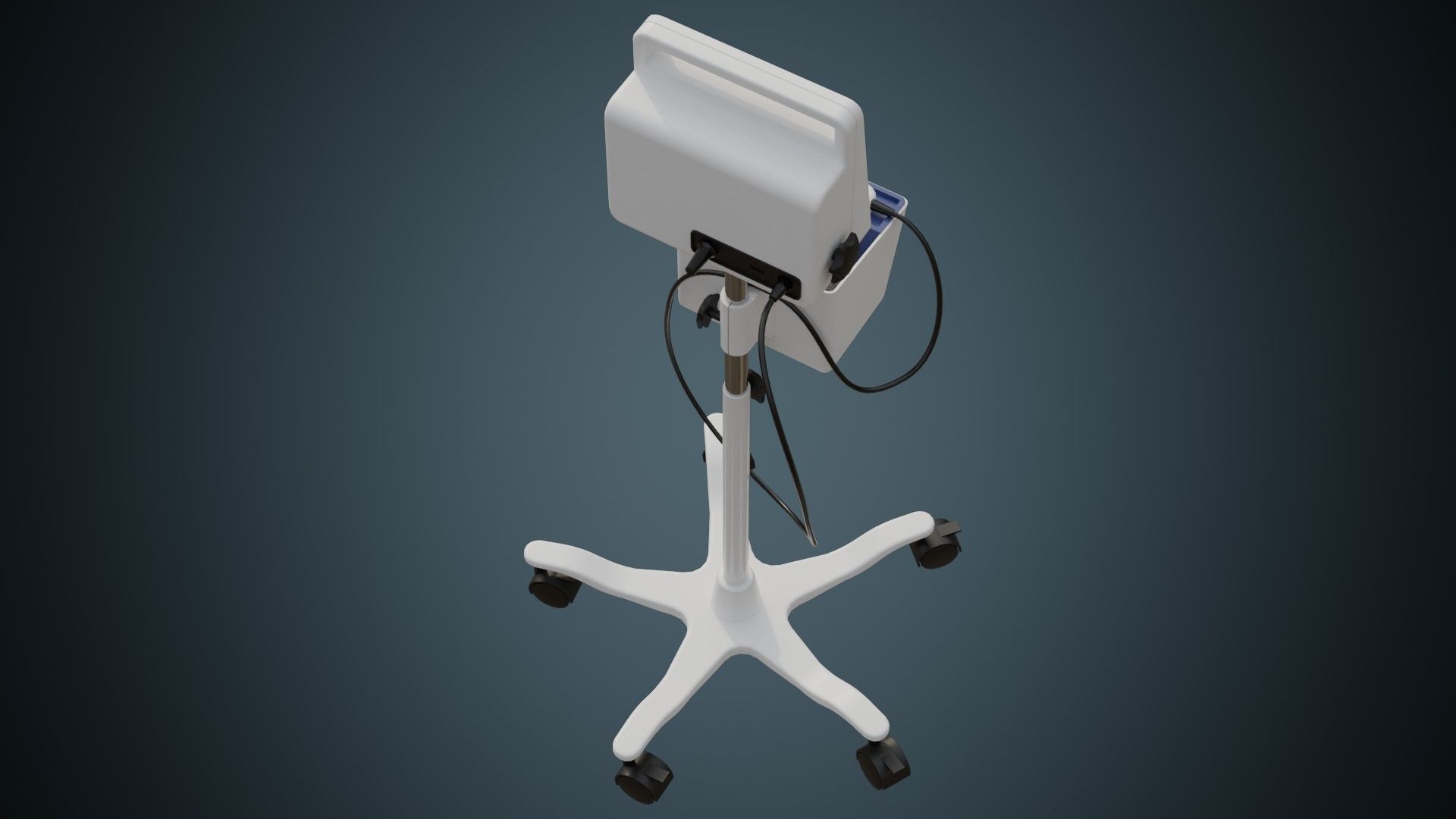 Vital Signs Monitor 1 Basic Low-poly 3D model_2