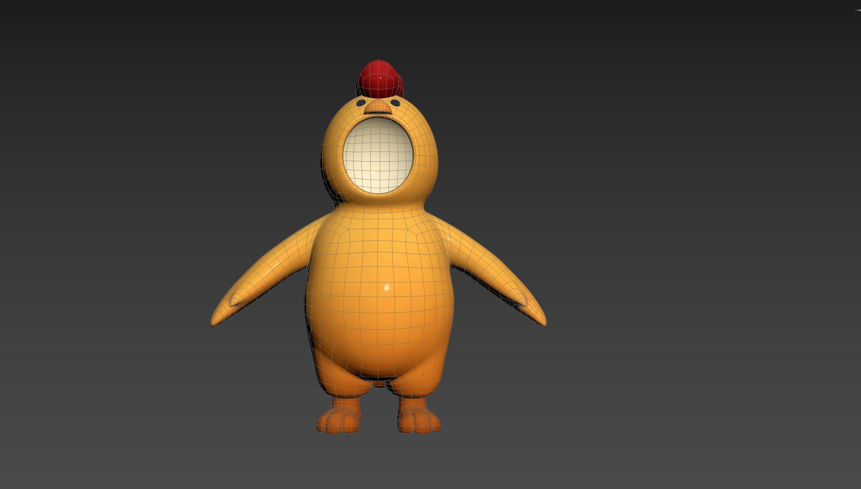 Prop234 Chicken Suit 3D model_13
