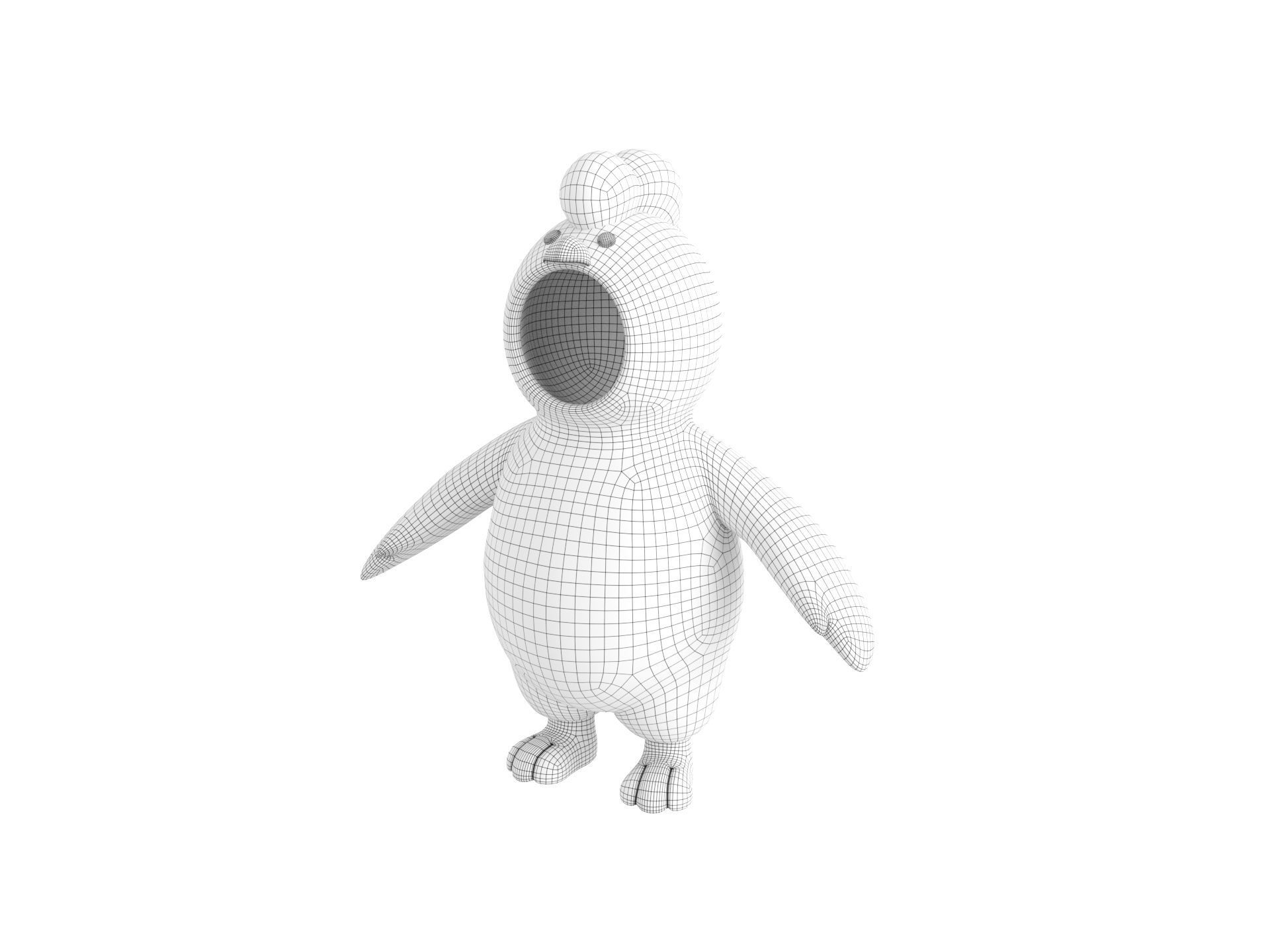 Prop234 Chicken Suit 3D model_35