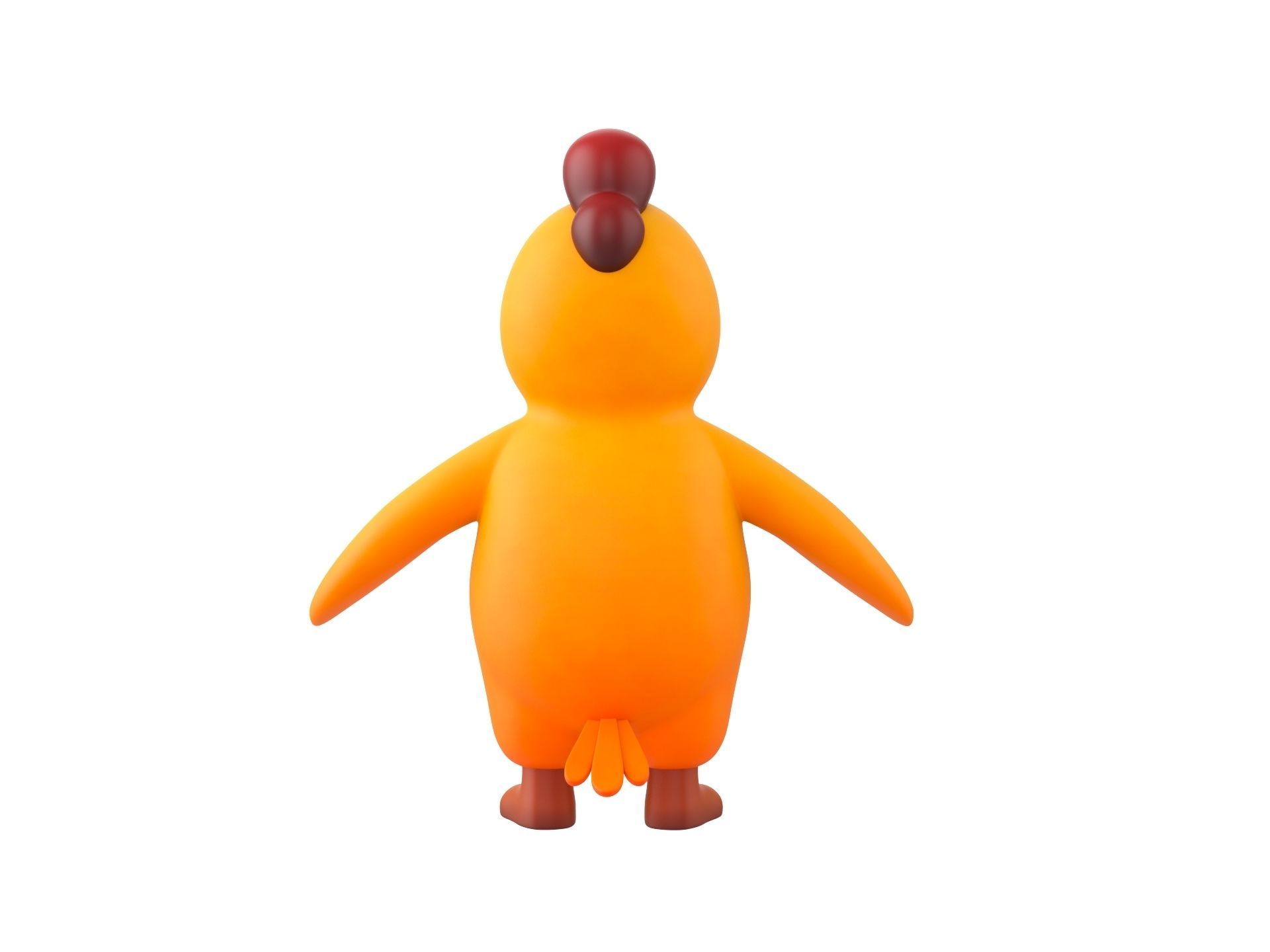 Prop234 Chicken Suit 3D model_5