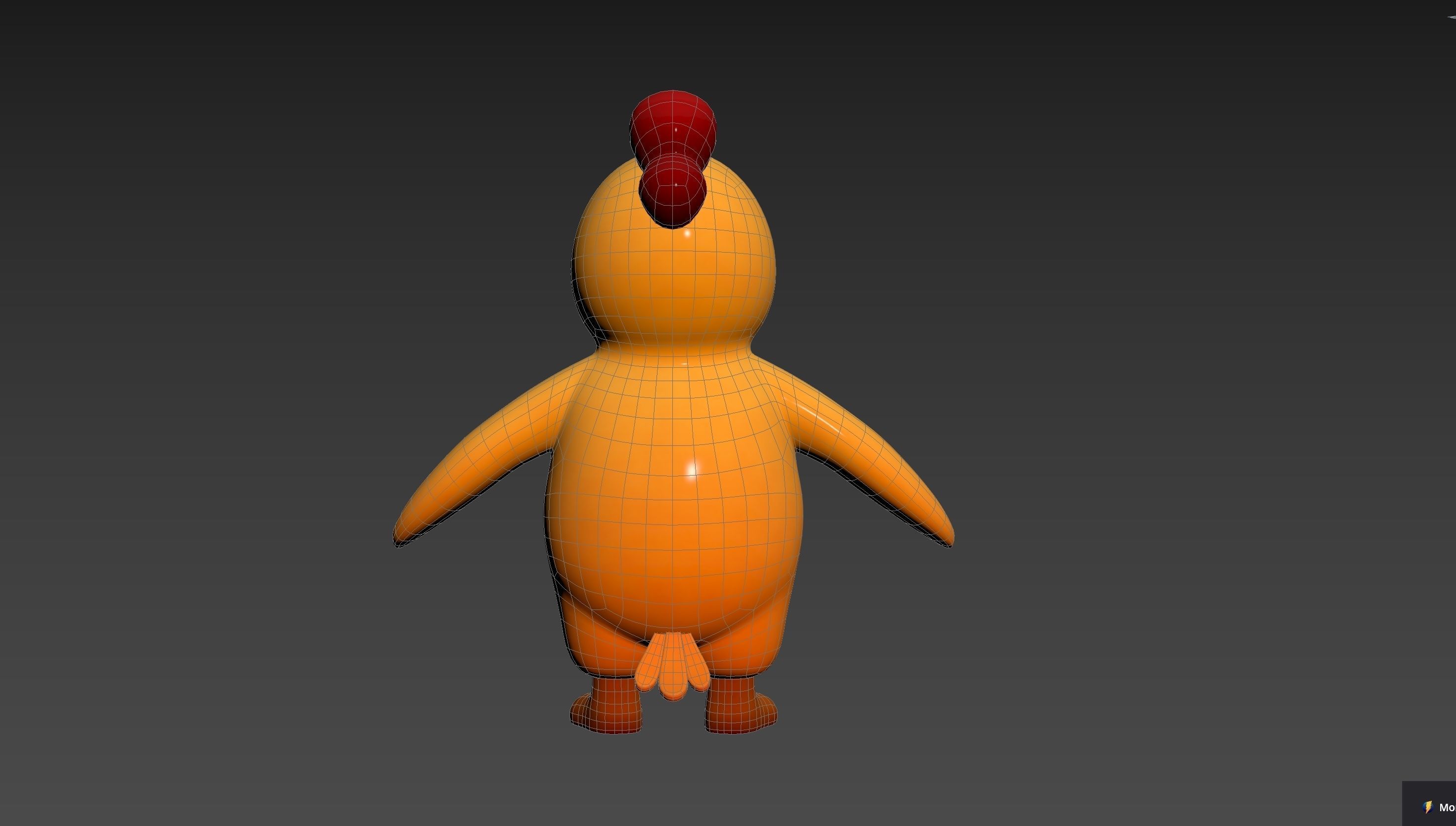 Prop234 Chicken Suit 3D model_21