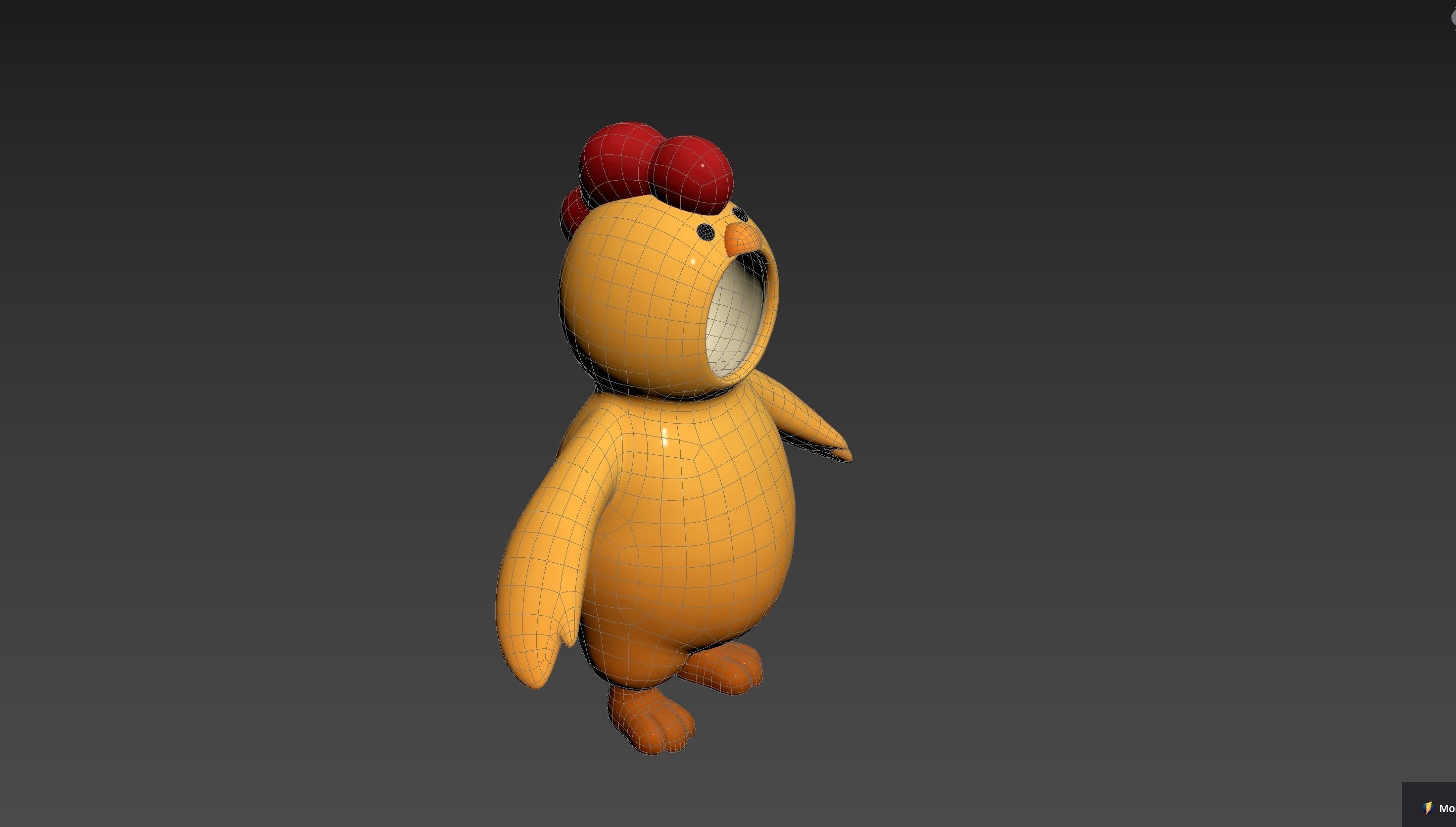 Prop234 Chicken Suit 3D model_16