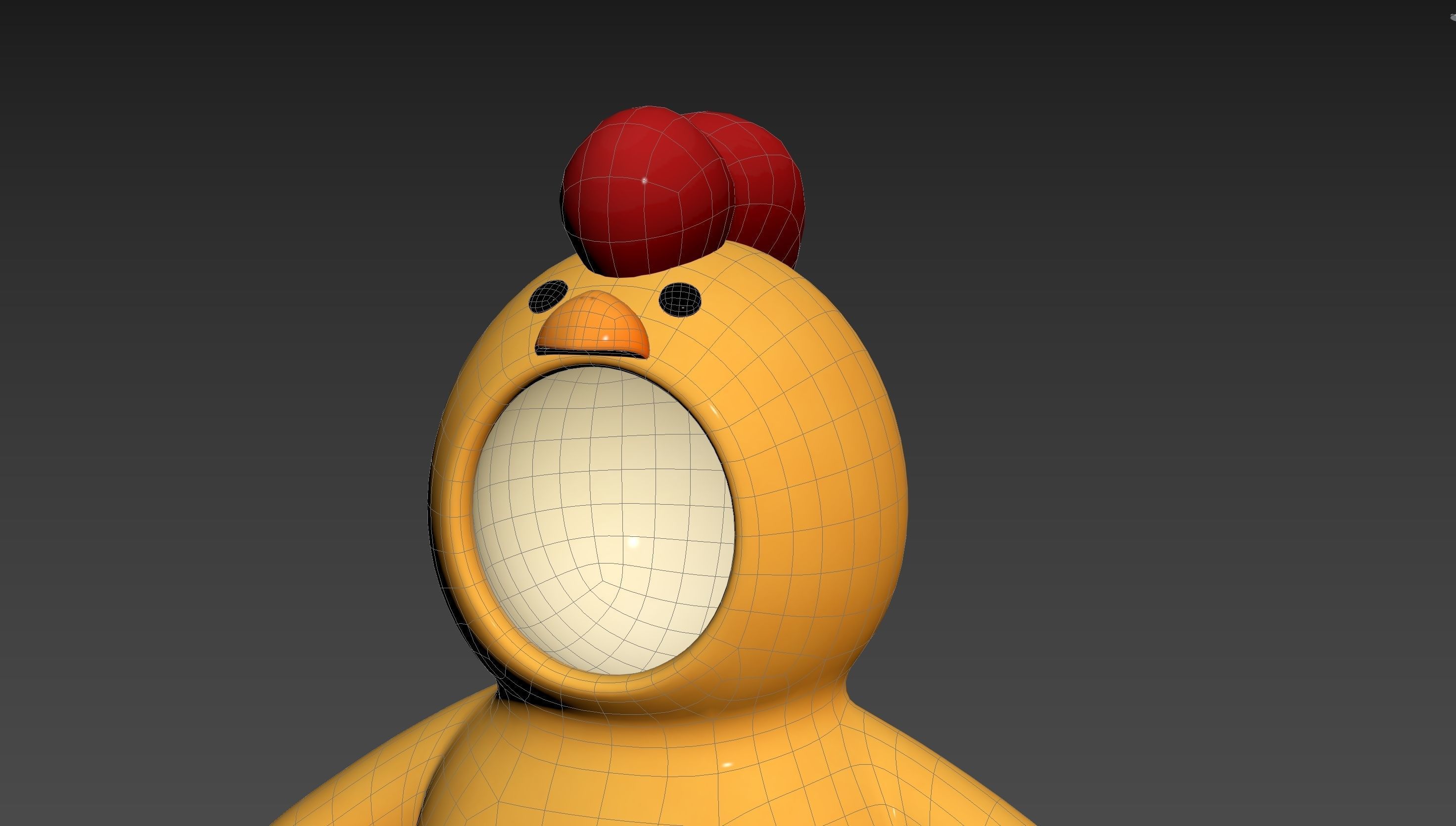 Prop234 Chicken Suit 3D model_33