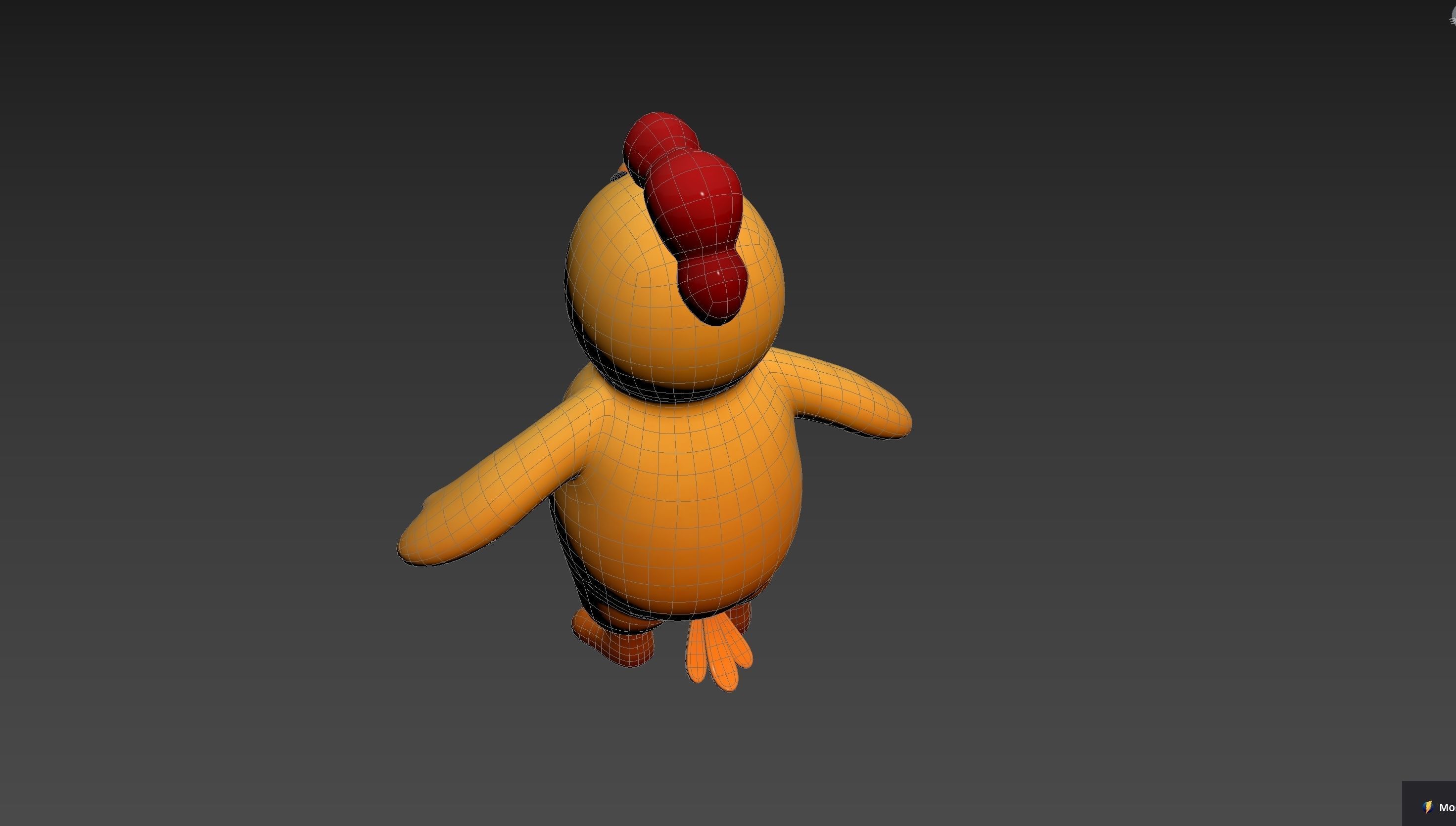 Prop234 Chicken Suit 3D model_25
