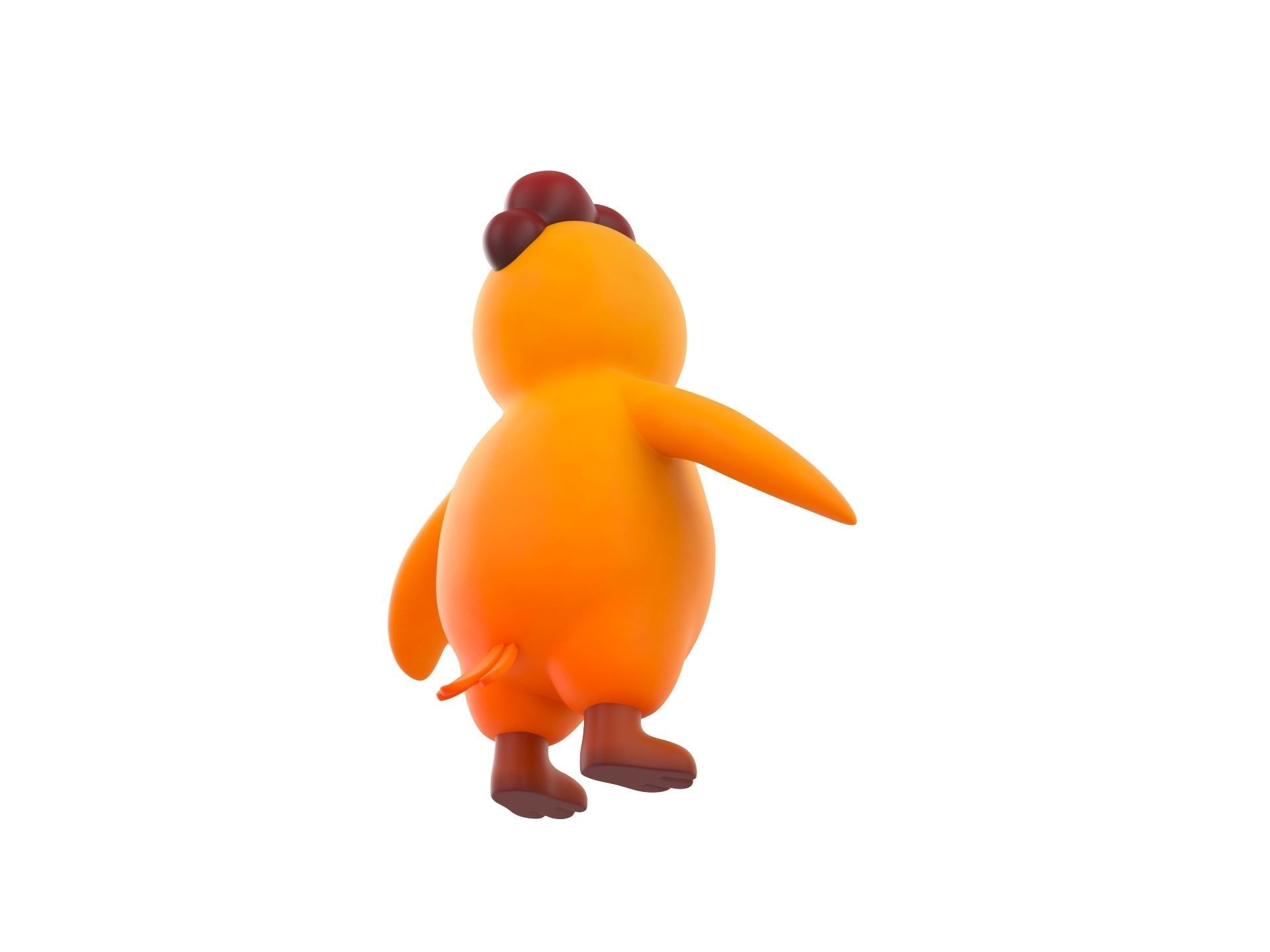 Prop234 Chicken Suit 3D model_4
