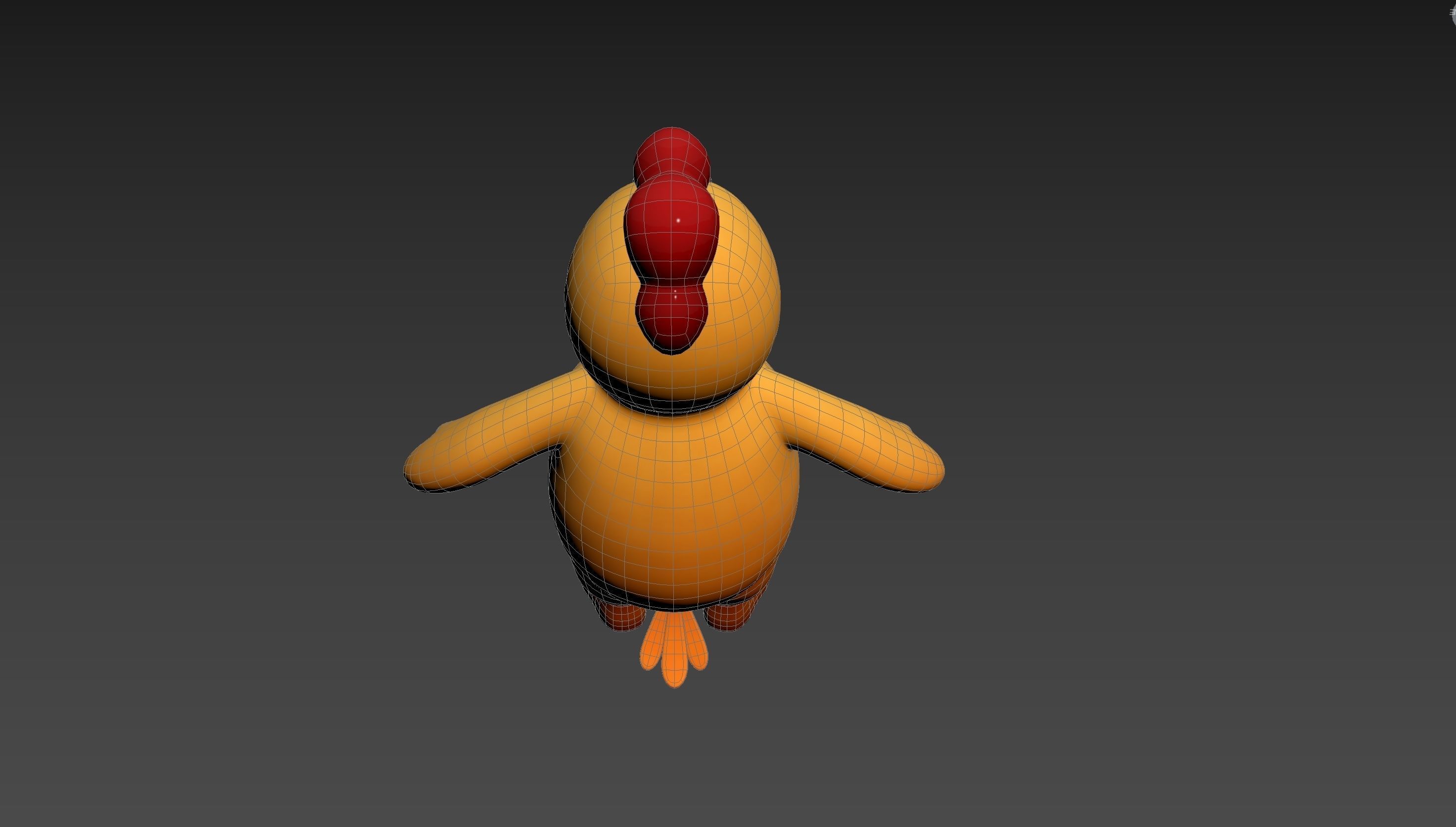 Prop234 Chicken Suit 3D model_22