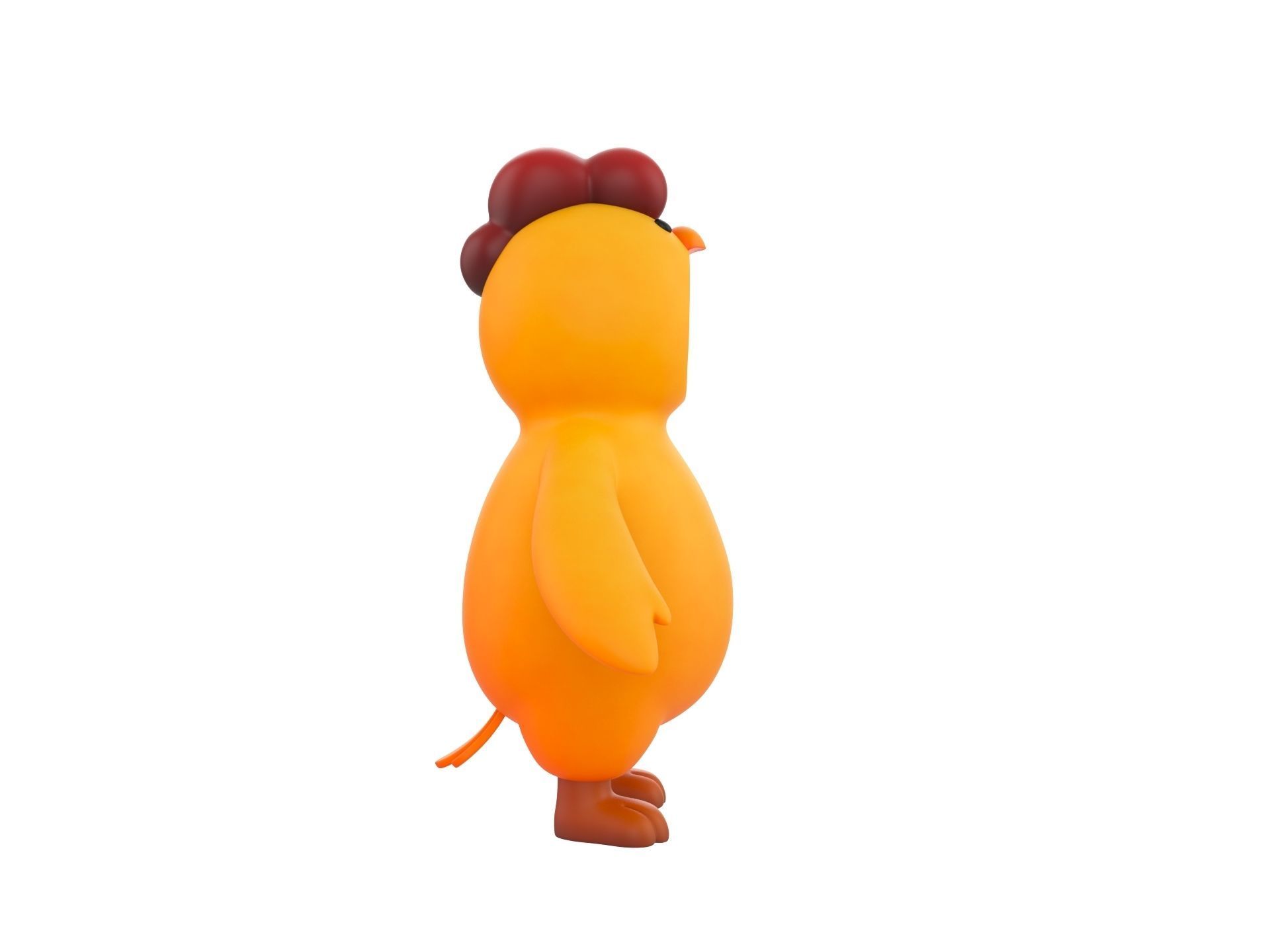 Prop234 Chicken Suit 3D model_3
