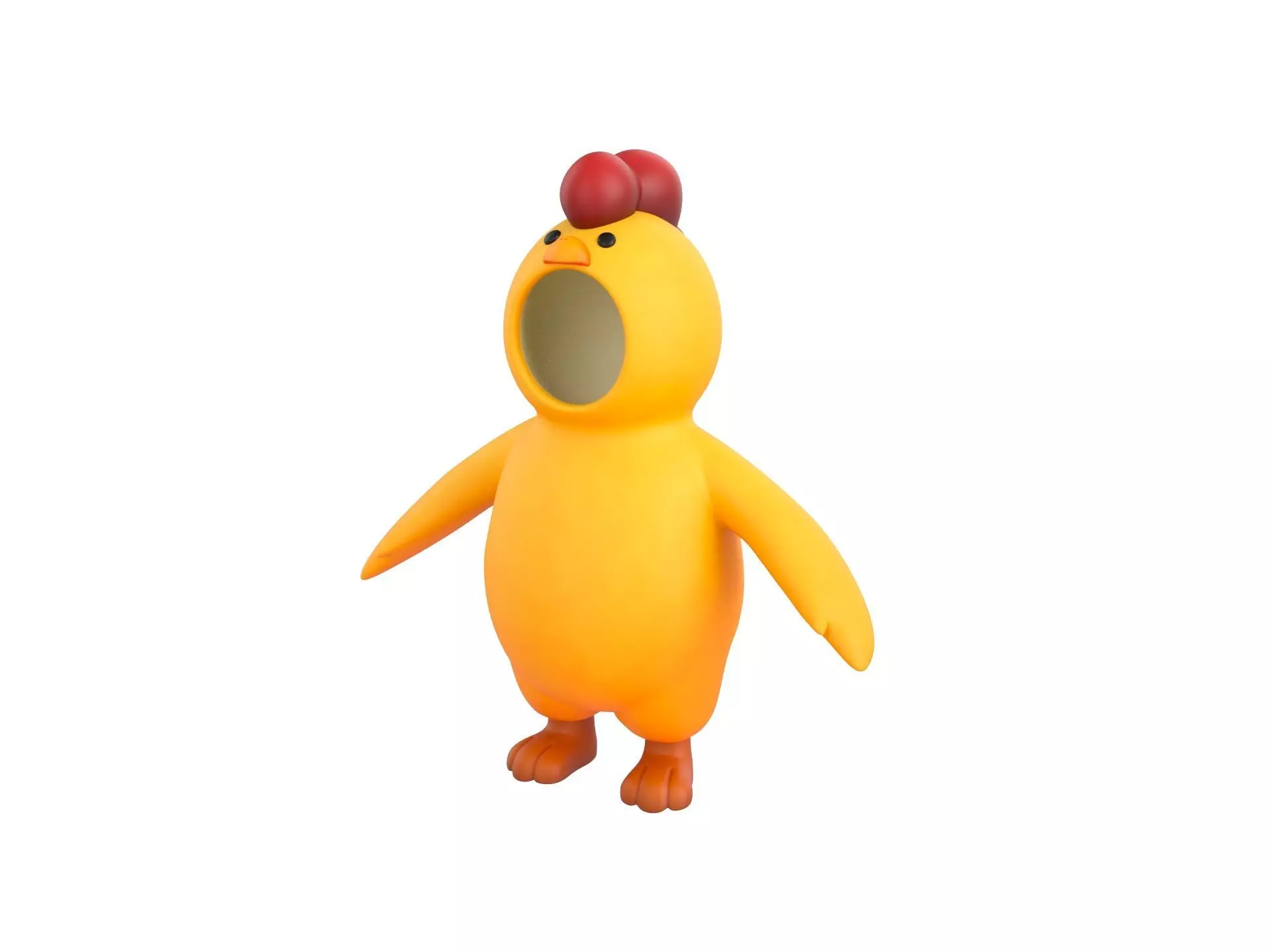 Prop234 Chicken Suit 3D model_0