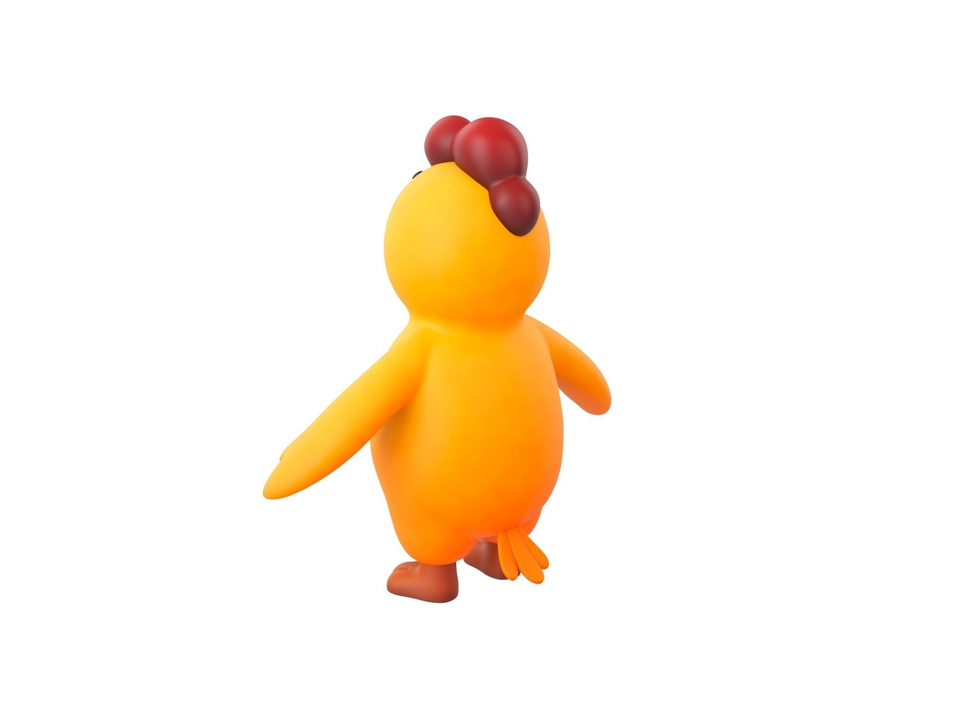 Prop234 Chicken Suit 3D model_6
