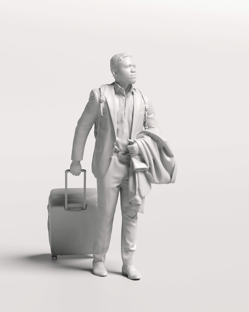 Humano Traveling Man with suitcase 2206-9 3D model_12