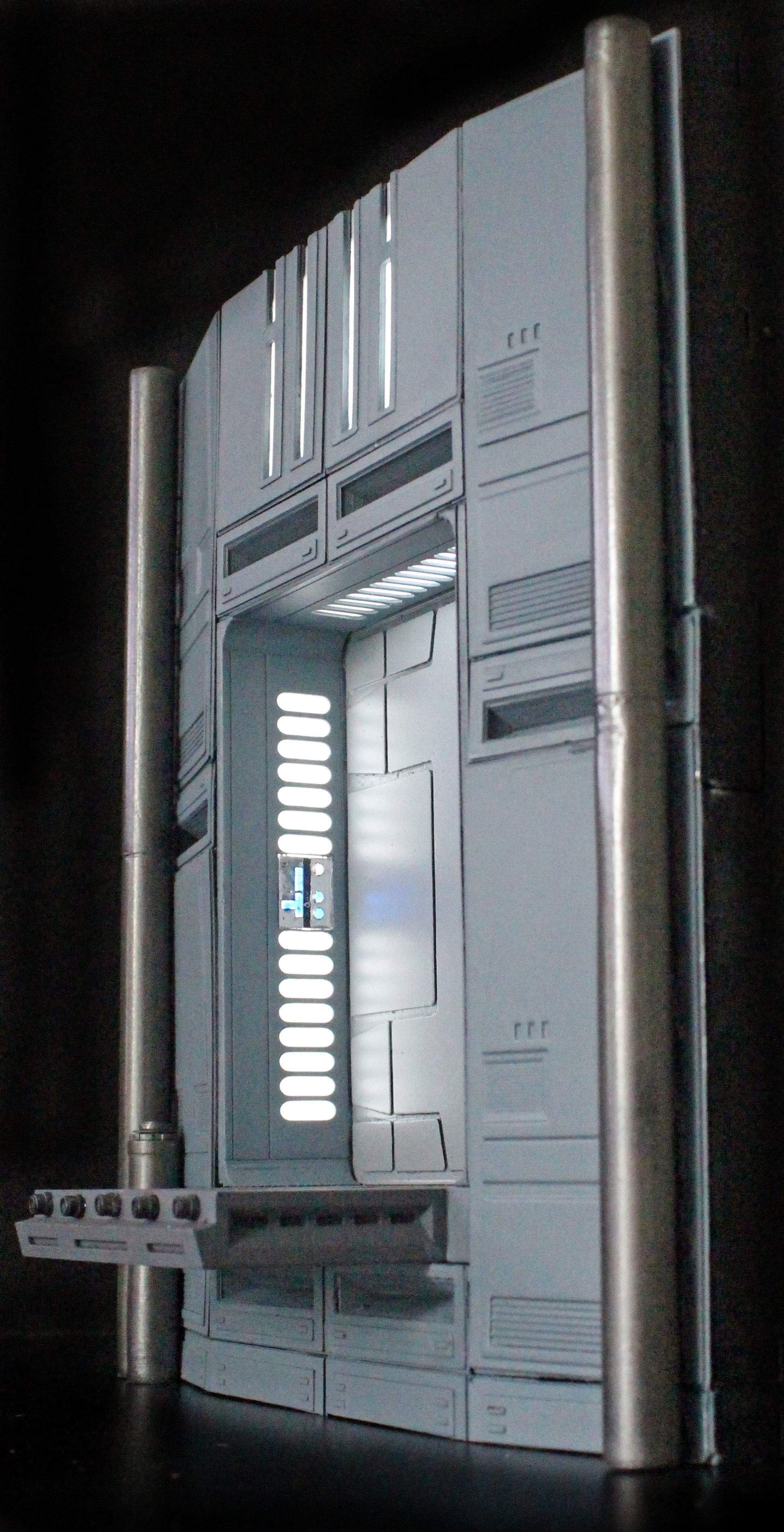 Set 2a - Death Star Extention Bridge  1-12 scale Blackseries  3D print model_35