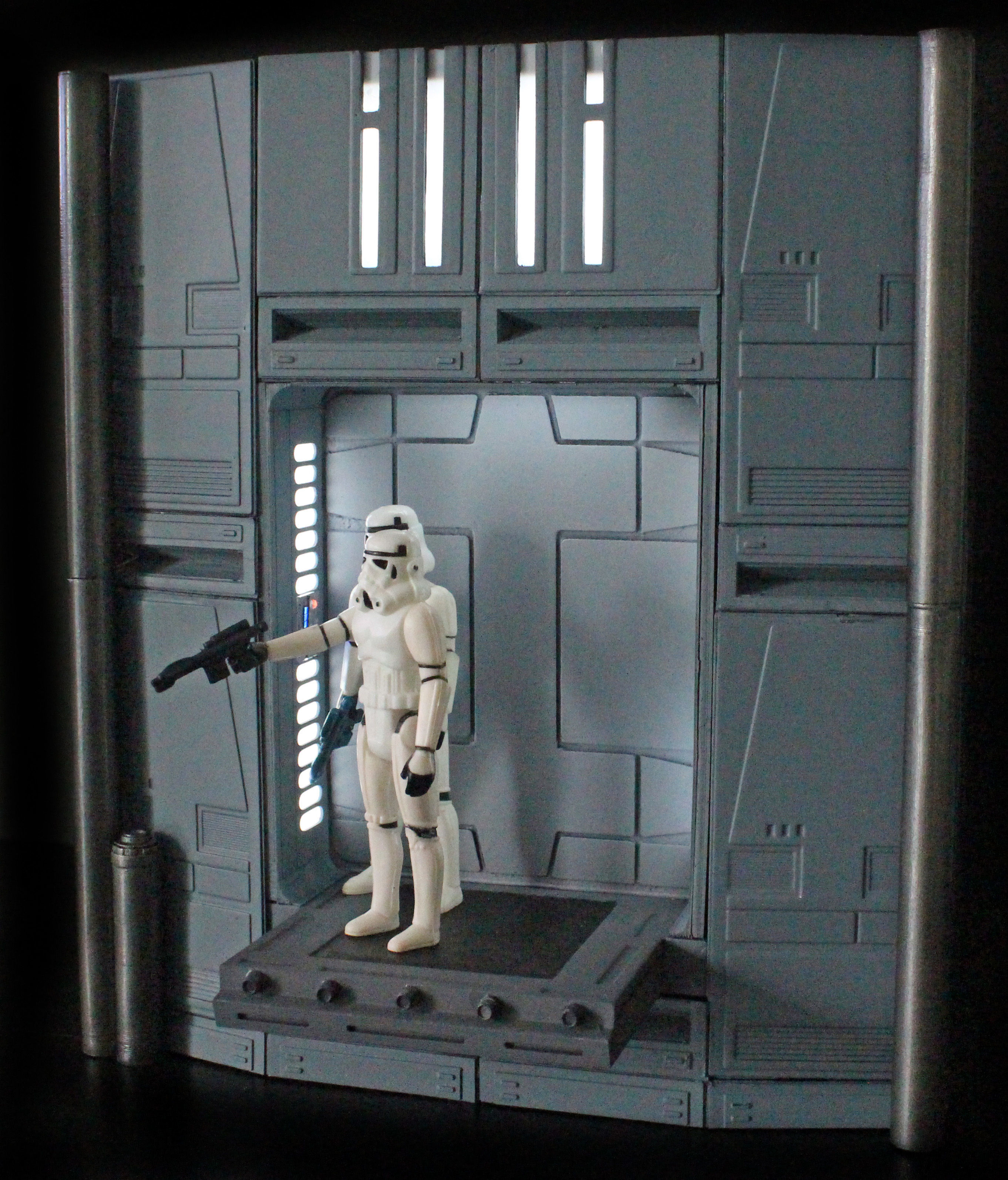 Set 2a - Death Star Extention Bridge  1-12 scale Blackseries  3D print model_36