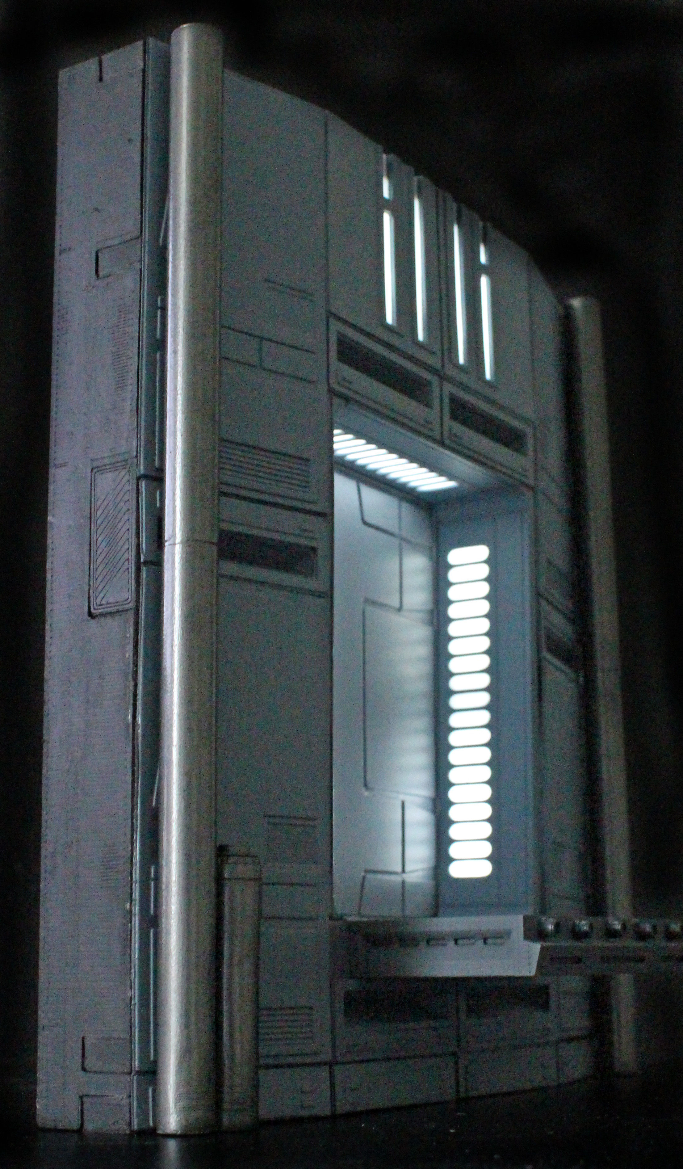 Set 2a - Death Star Extention Bridge  1-12 scale Blackseries  3D print model_31