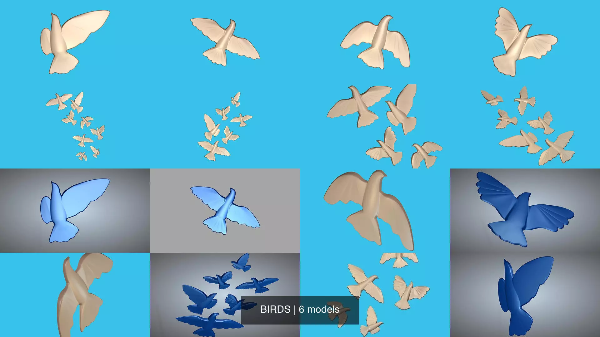 BIRDS 3D Model Collection_1