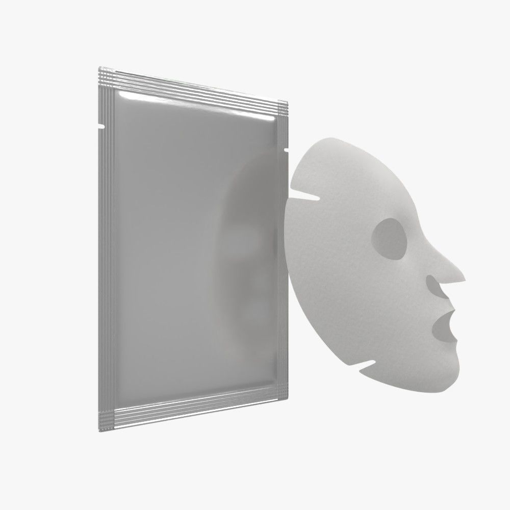 Sheet Mask 3D model_1