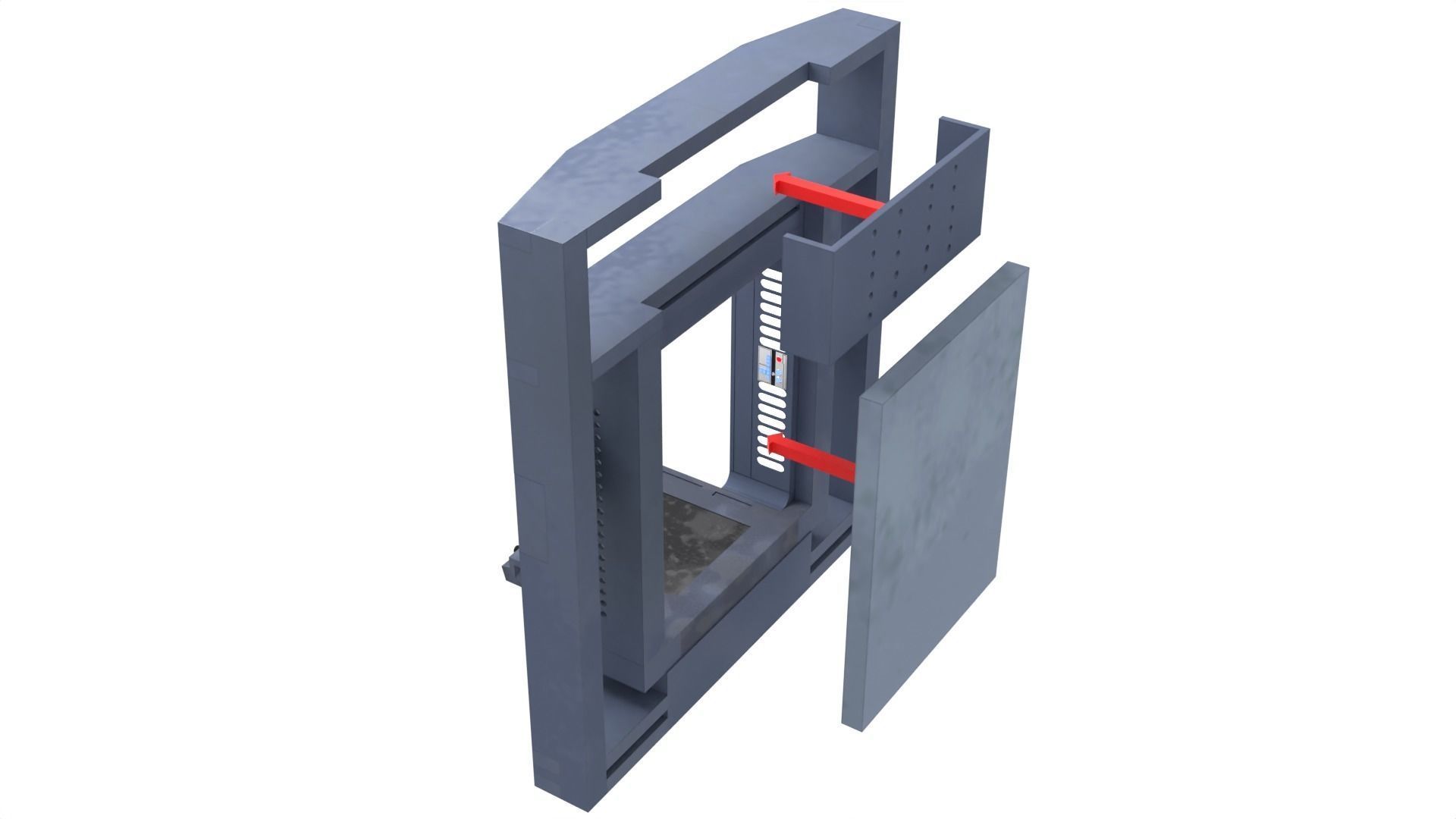 Set 2a - Death Star Extention Bridge  1-18 scale Kenner-Hasbro 3D print model_17