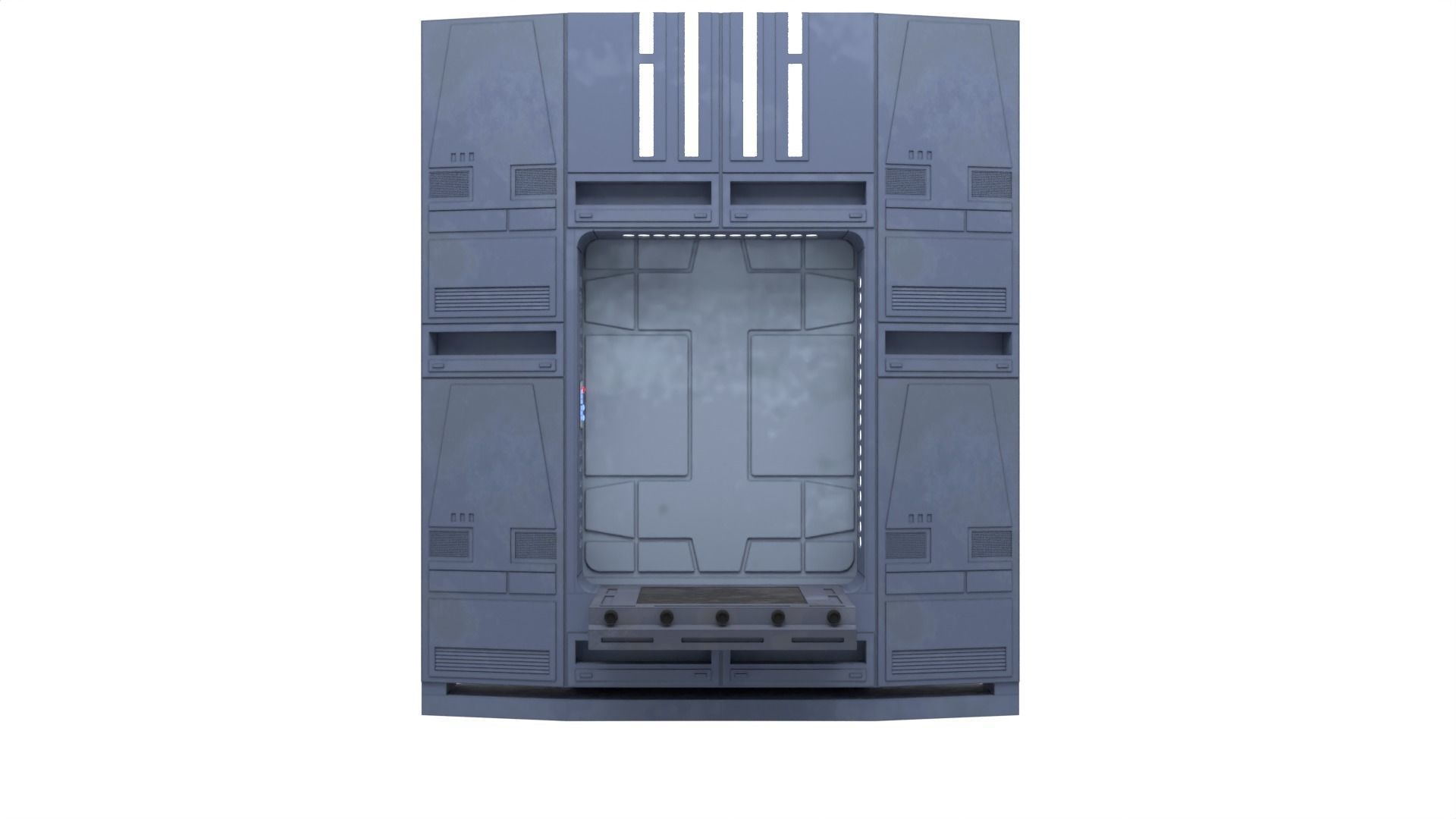 Set 2a - Death Star Extention Bridge  1-18 scale Kenner-Hasbro 3D print model_30