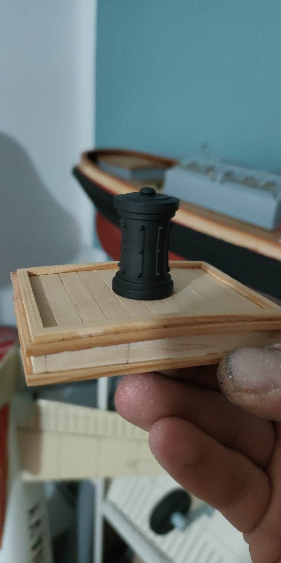 Capstain for Anteo tugboat 3D print model_1