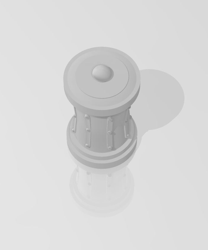 Capstain for Anteo tugboat 3D print model_2