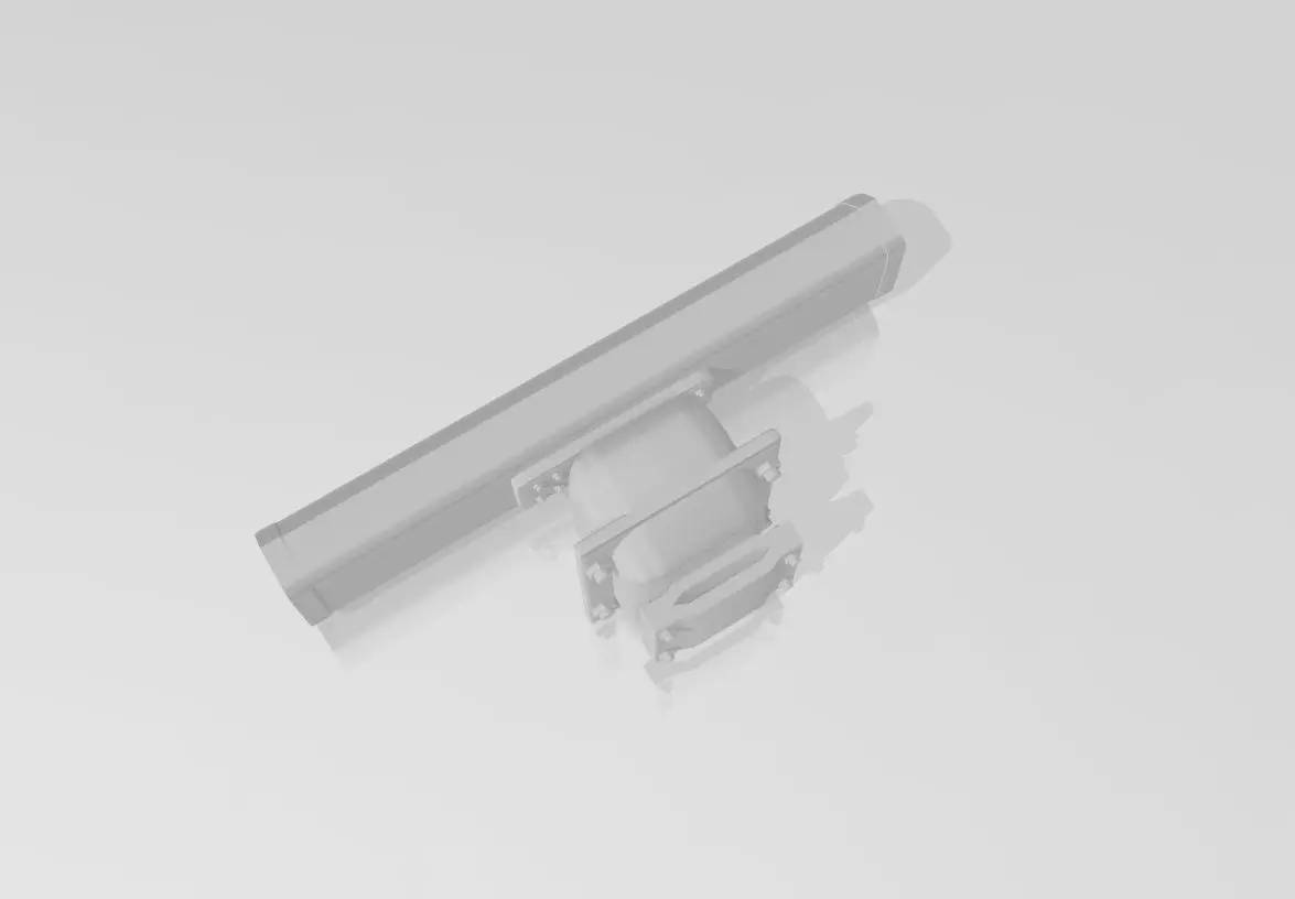 Simple radar for ship model 3D print model_0