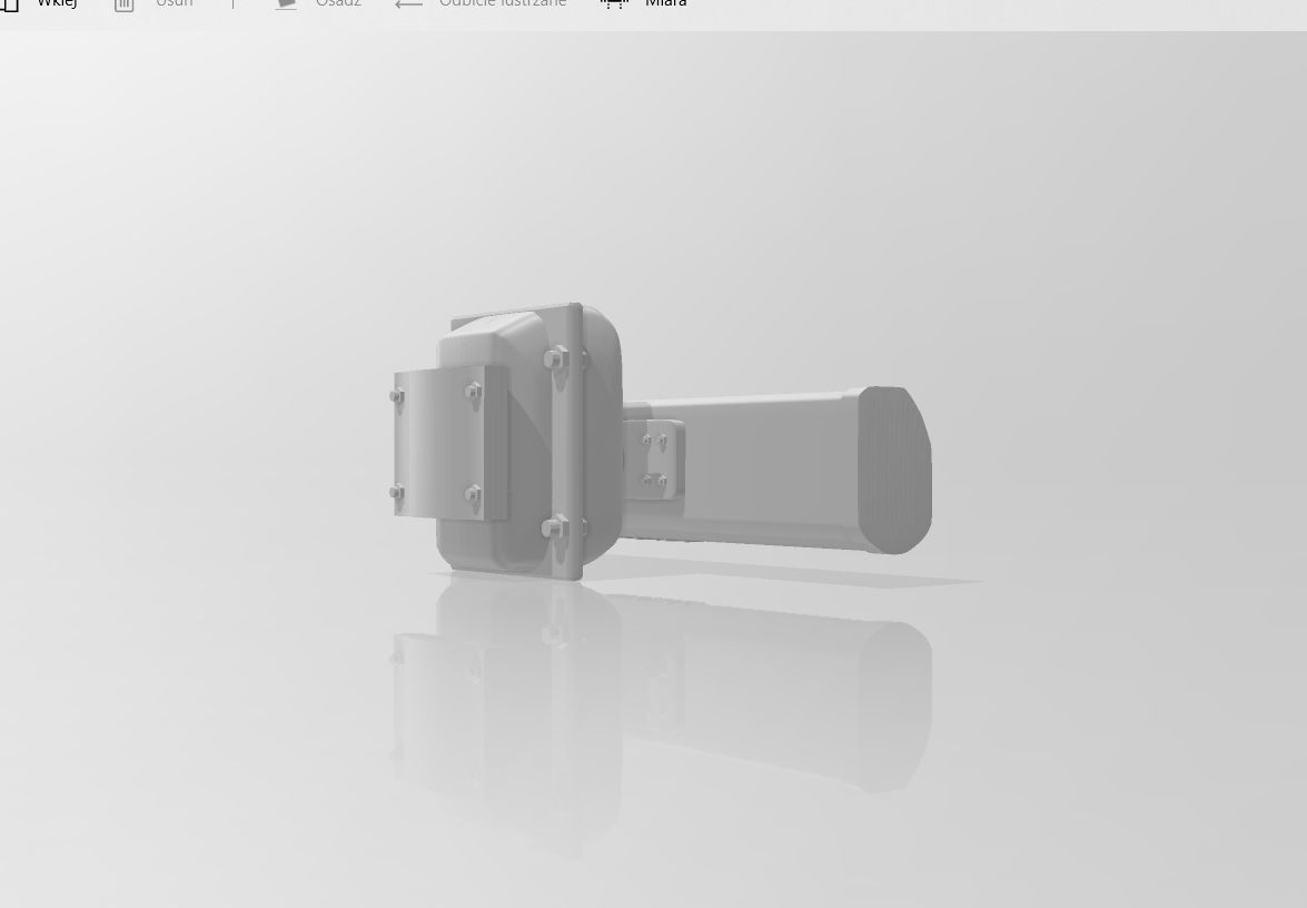 Simple radar for ship model 3D print model_1