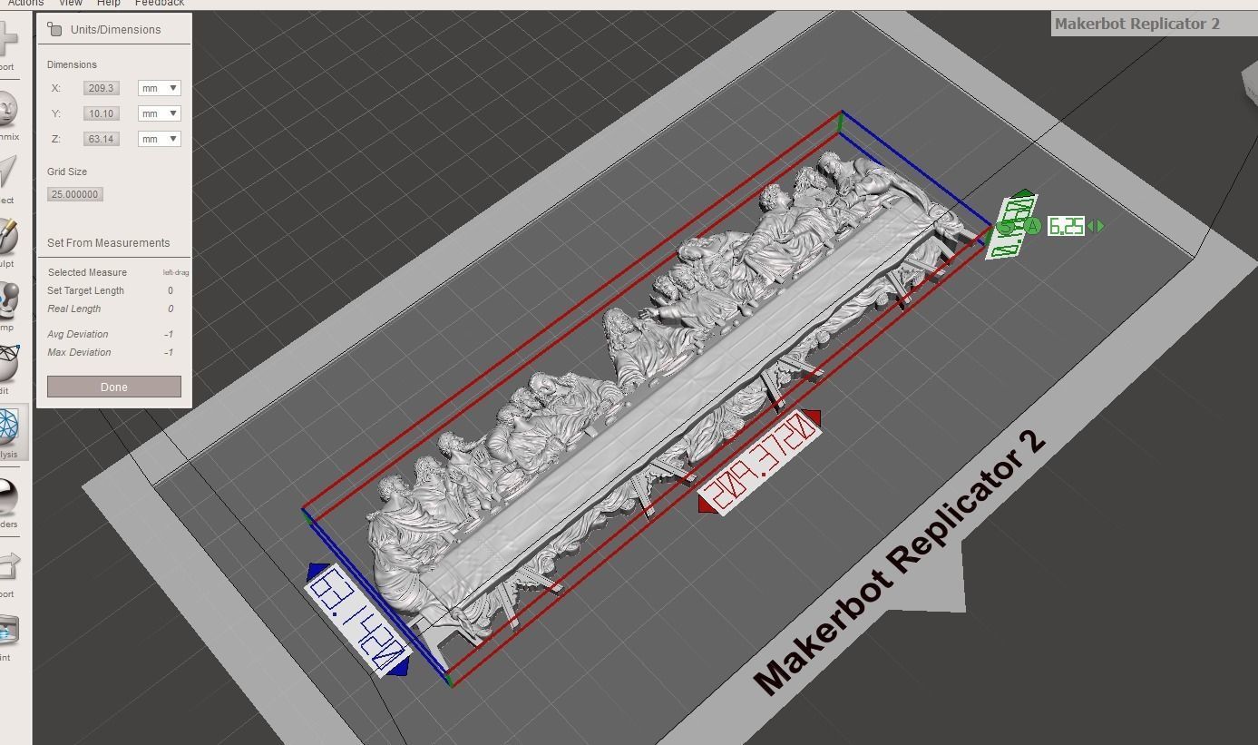 Last Supper 3D print model_9