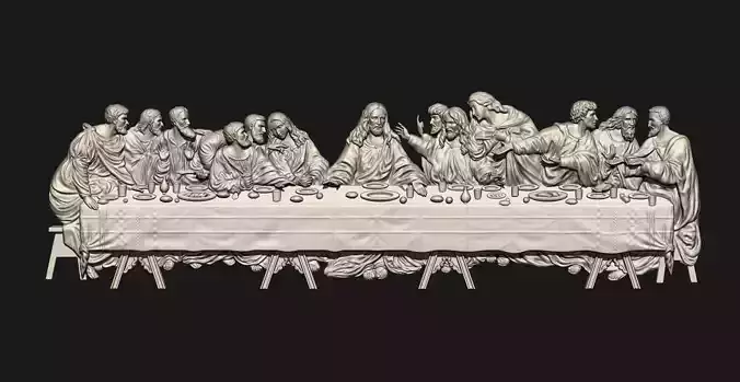 Last Supper 3D print model